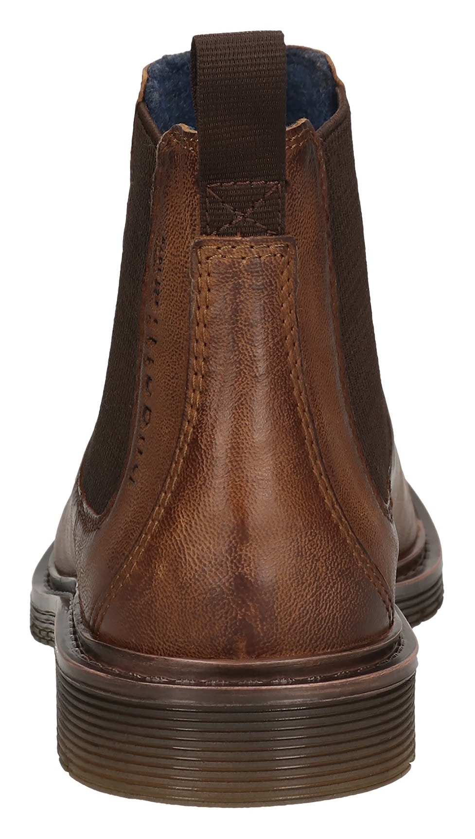 bugatti Chelseaboots, Schlupfstiefel, Stiefelette, Herrenboots mit Wechselfußbett