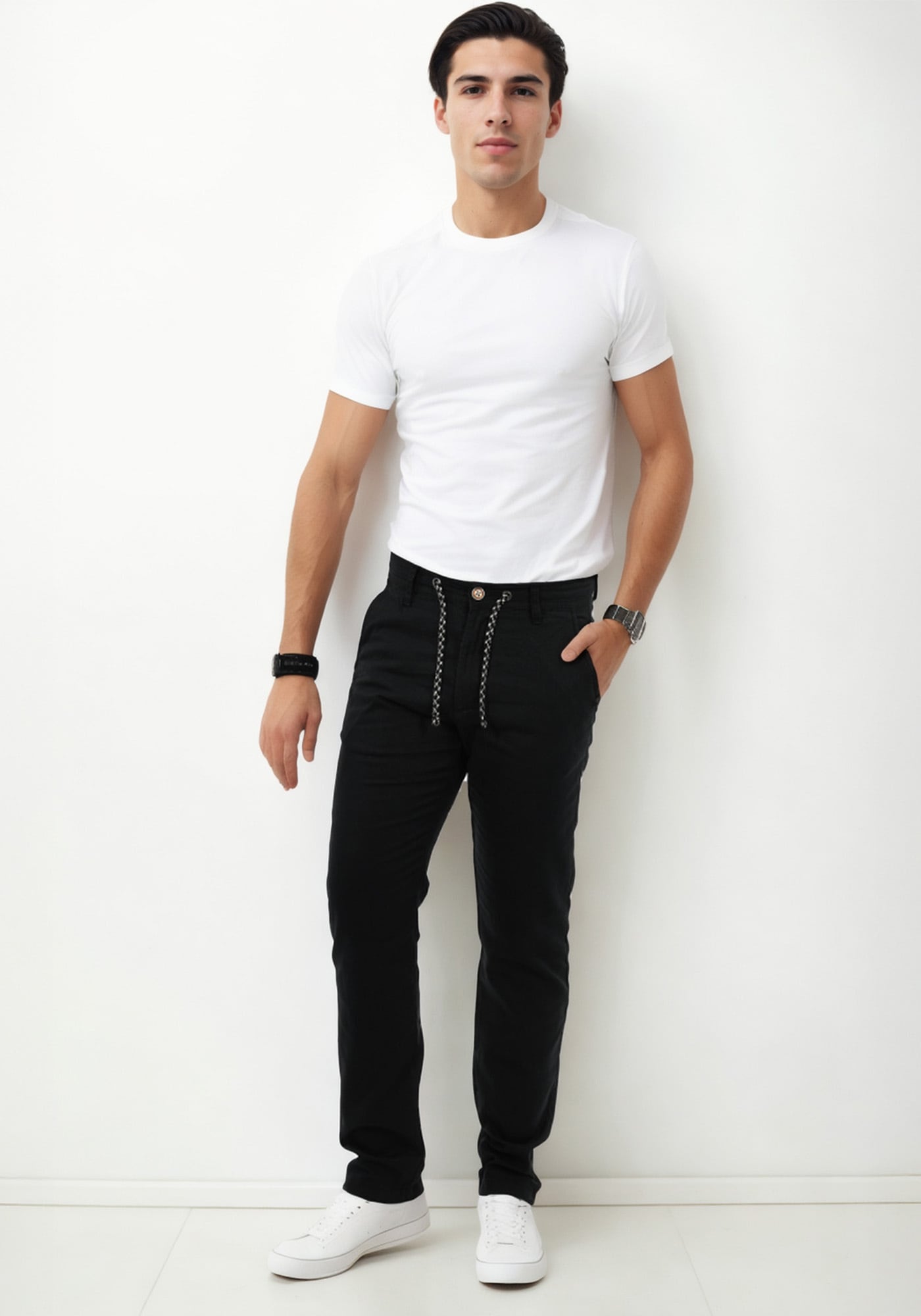 Indicode Stoffhose "Inboris", mit innen liegendem Kordelzug günstig online kaufen