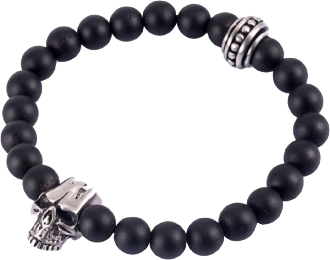 Firetti Schmuckset »Mulitpack Schmuck Geschenk Edelstahl Armband Paar Ohrstecker«, (Set, 3 tlg.), mit Achat