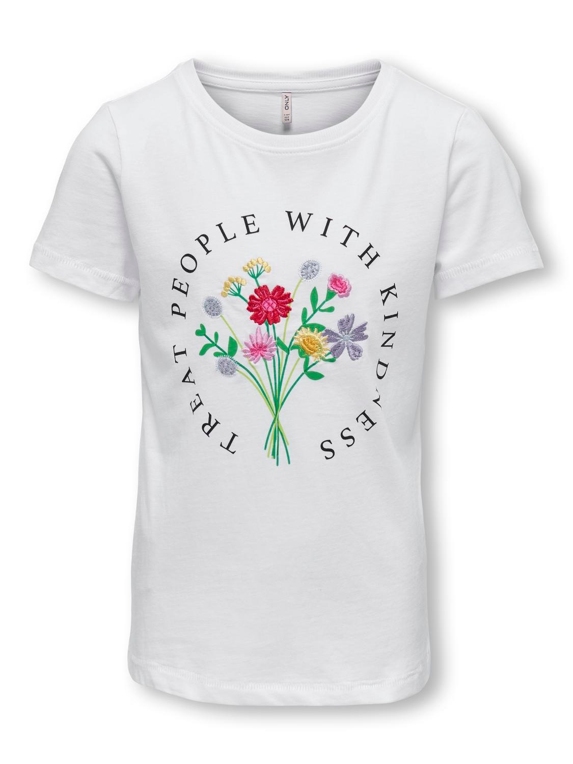 KIDS ONLY Kurzarmshirt »KOGEMMA REG S/S FLOWER M...