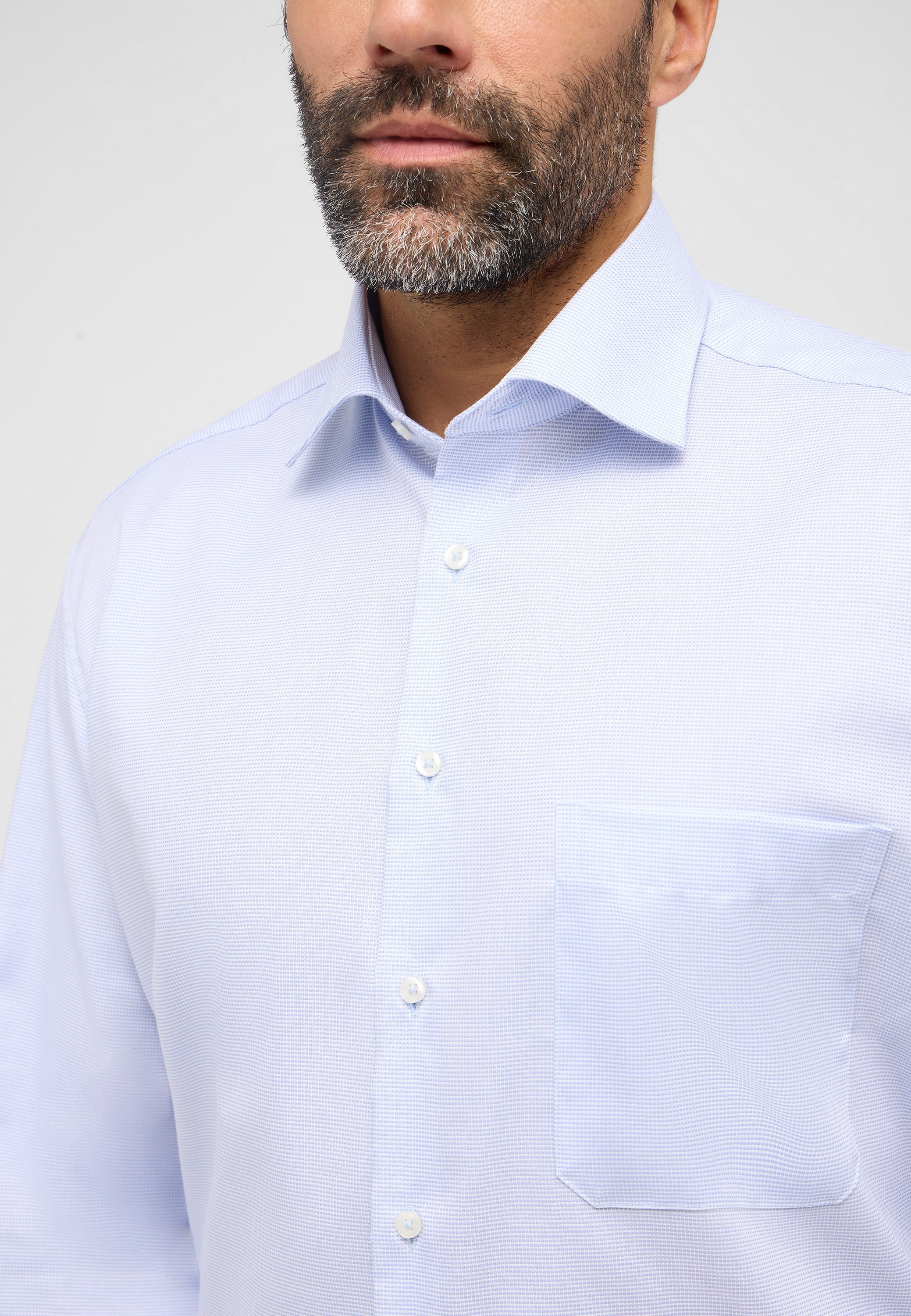 Thumbnail - Eterna Langarmhemd "COMFORT FIT" NON IRON (bügelfrei)