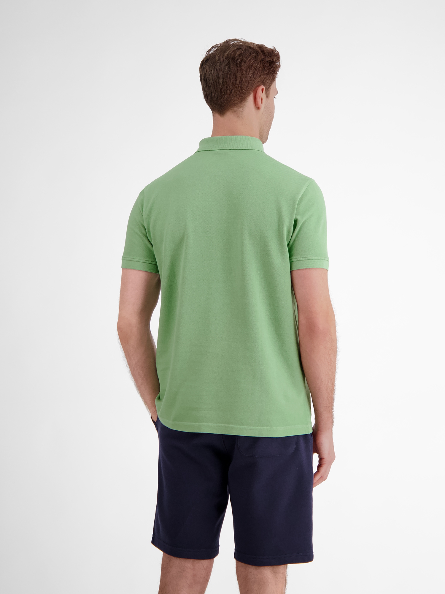 LERROS Poloshirt »Herren Poloshirt in gewaschener Optik«