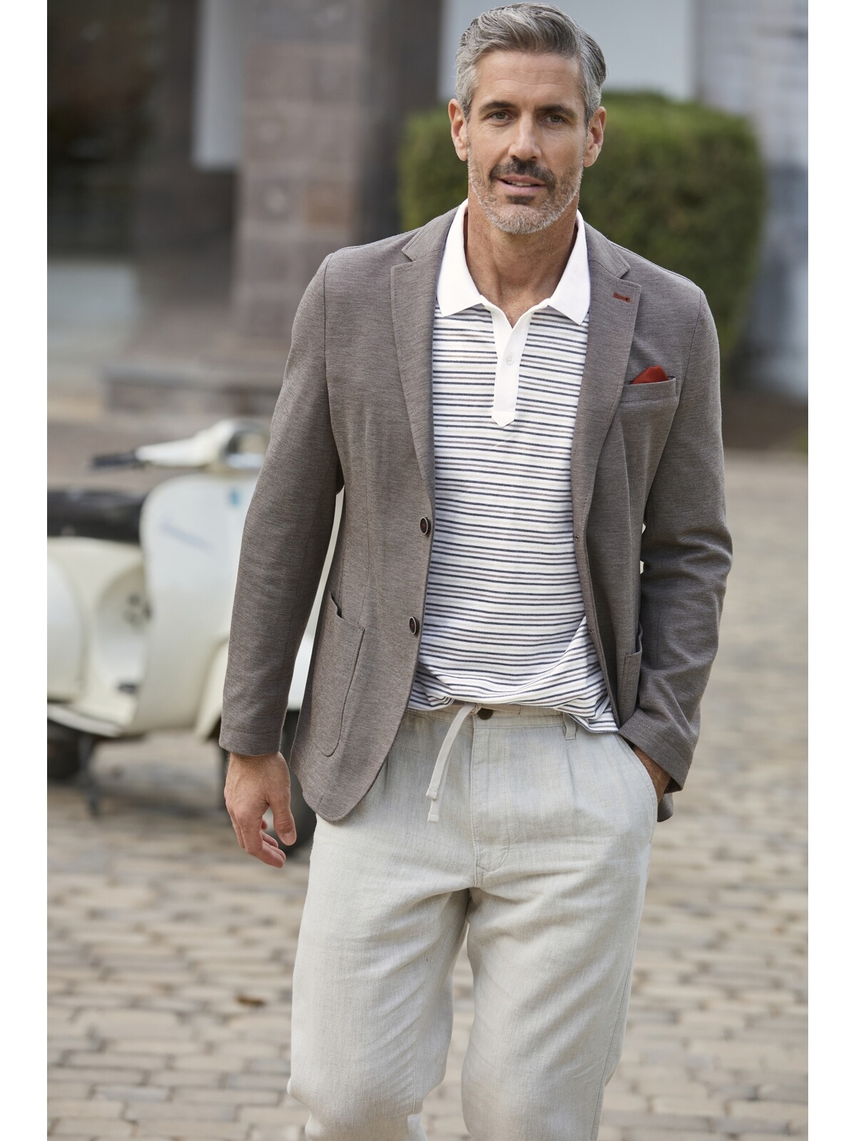 Babista Jerseysakko »Jersey-Sakko ZANZIMO«, 1 Stk. mit klassischem Reverskragen
