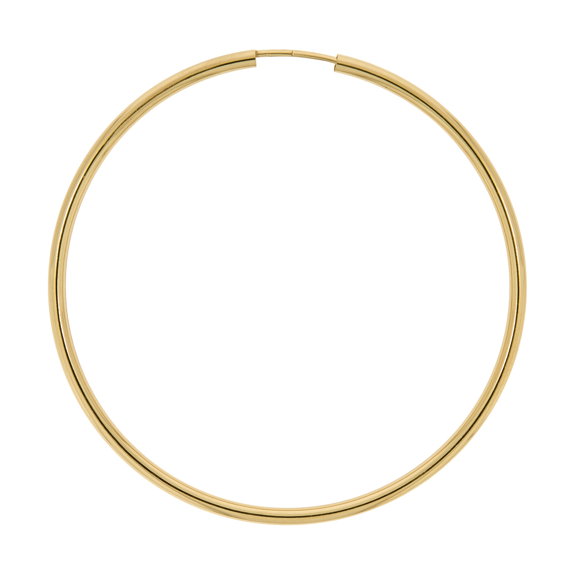 Vivance Paar Creolen »585/- Gelbgold glanz 50 mm«