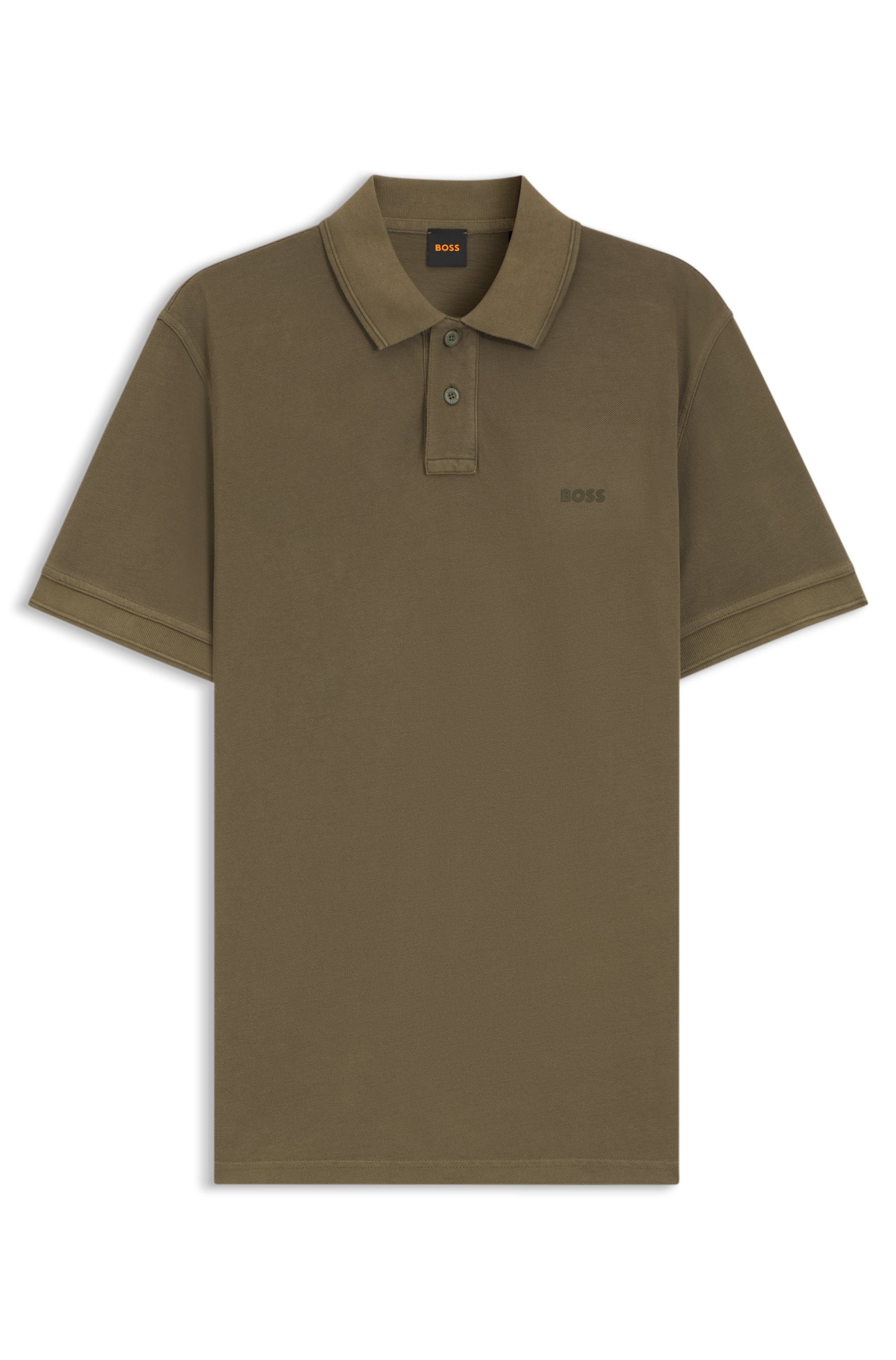 BOSS ORANGE Poloshirt »Prime Regular Fit« Cotton Pique Polo aus 100% Baumwolle