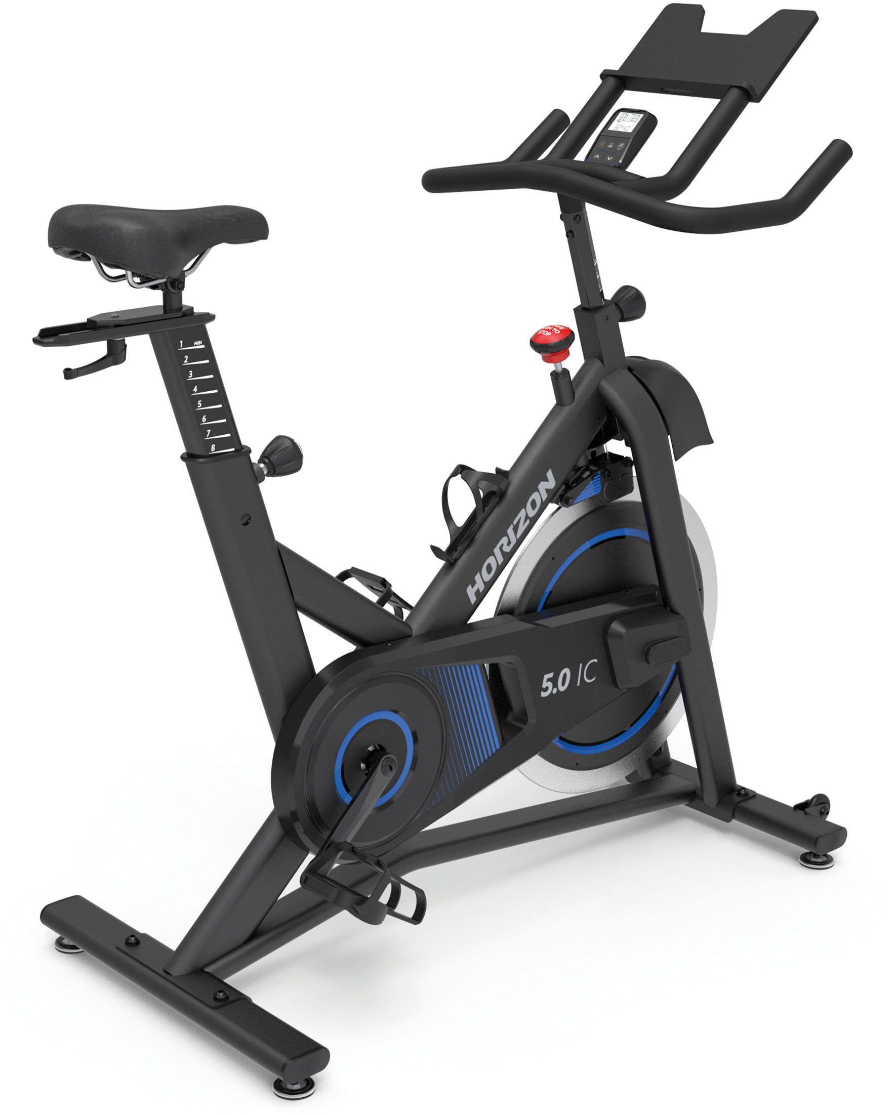 HORIZON FITNESS Speedbike "IC5.0", B:53cm H:120cm L:123cm, schwarz, Heimtrainer, 113 kg max. Benutzergewicht, Fahrrad