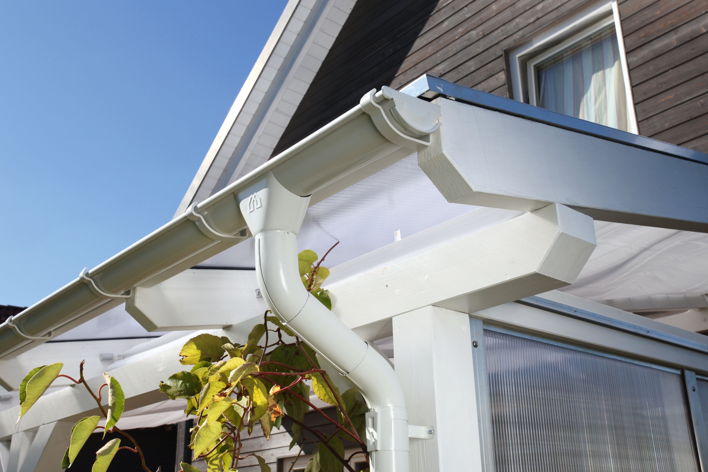 Skanholz Regenrinne 2 Stk. tlg. 648 cm, für Satteldach günstig online kaufen