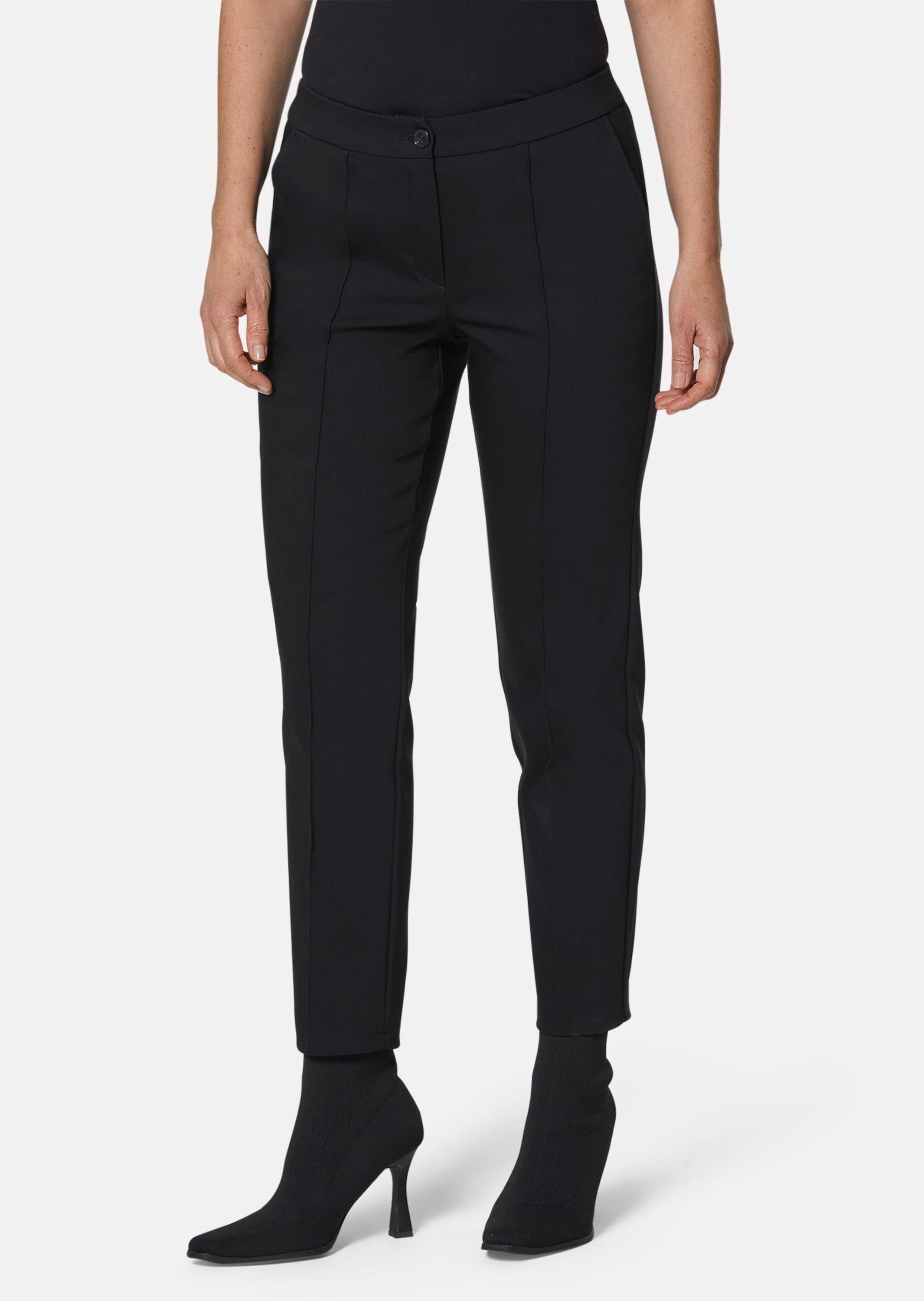 GOLDNER 2-in-1-Hose "Kurzgröße Sportive Jerseyhose mit figurformendem Einsa günstig online kaufen