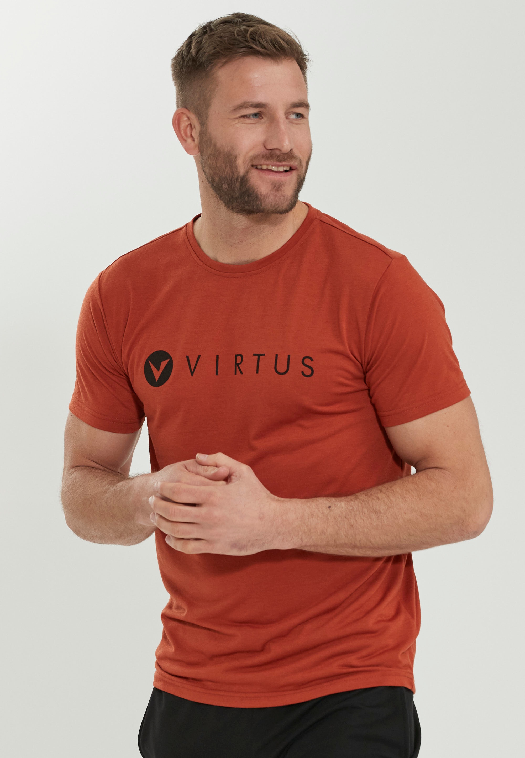 Virtus Funktionsshirt »EDWARDO M BAUR | trocknender Technologie QUICK Logo für mit Tee«, schnell DRY S/S (1 tlg.), ▷