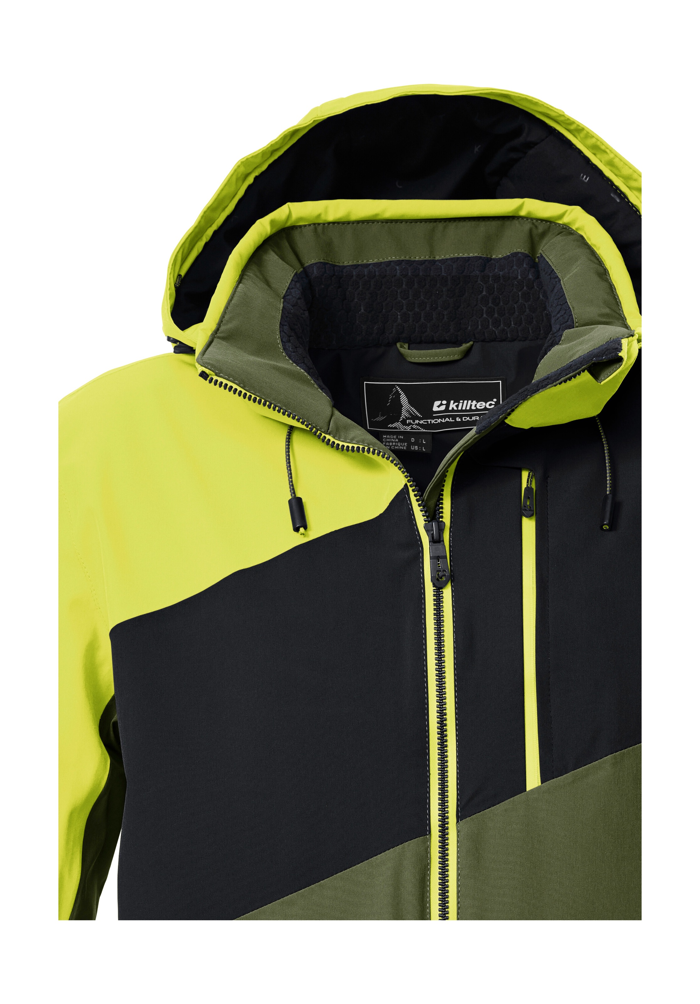 Killtec Skijacke »KSW 32 MN SKI JCKT«, Wasserdichte, atmungsaktive Skijacke mit abnehmbarer Kapuze