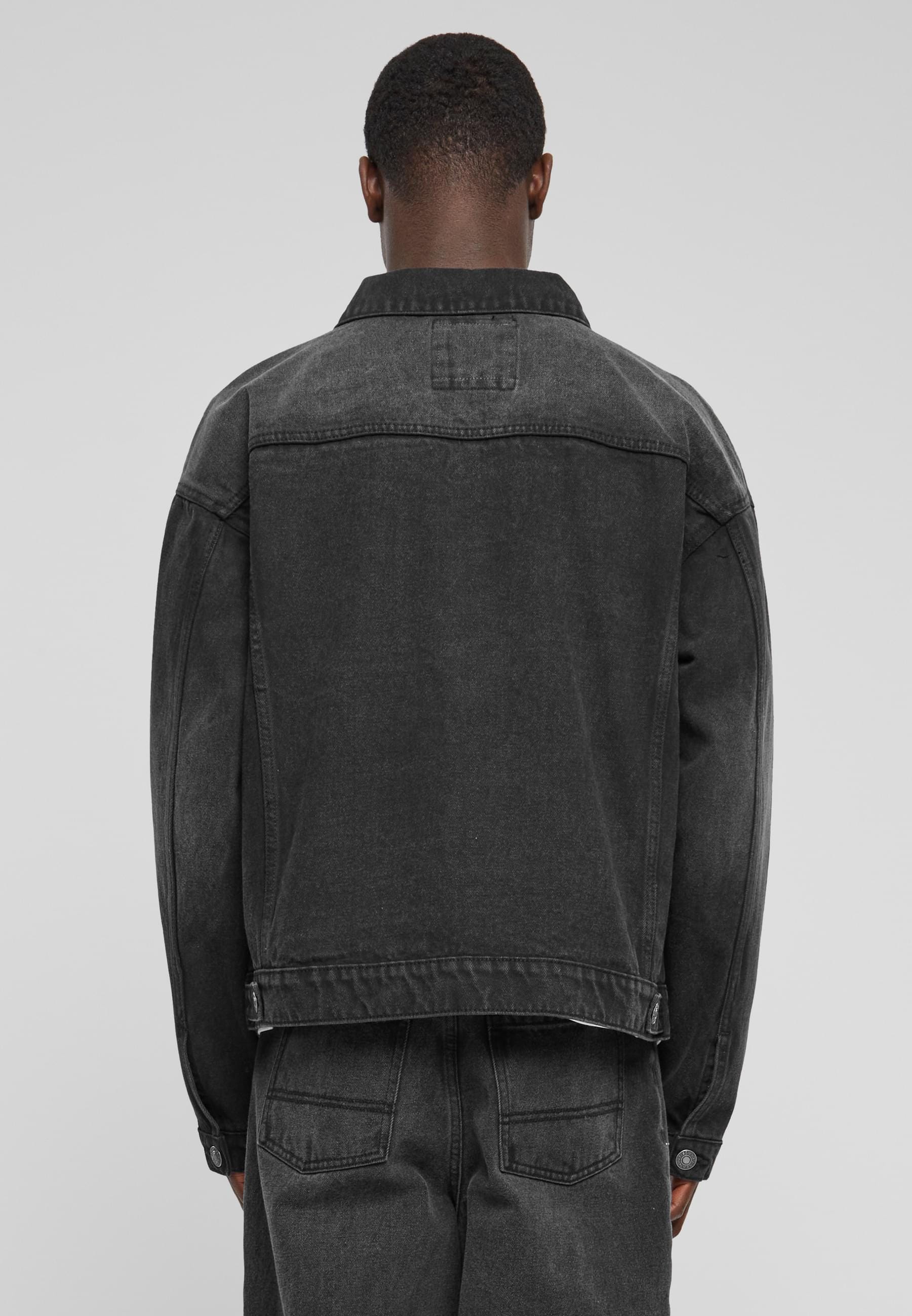 URBAN CLASSICS Jeansjacke »Urban Classics Herren Heavy Ounce Boxy Denim Jacket«, (1 St.), ohne Kapuze