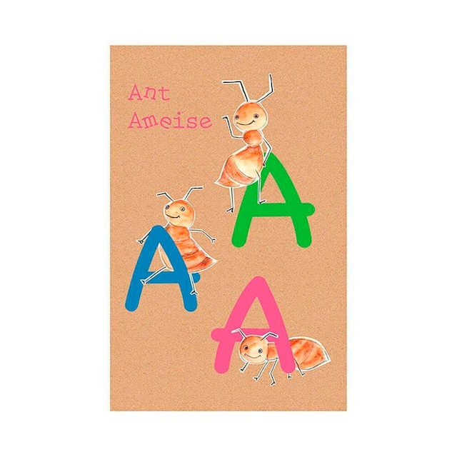 Kinderzimmer, Buchstaben, St.), BAUR A«, Komar | Schlafzimmer, Poster Animal »ABC Wohnzimmer (1