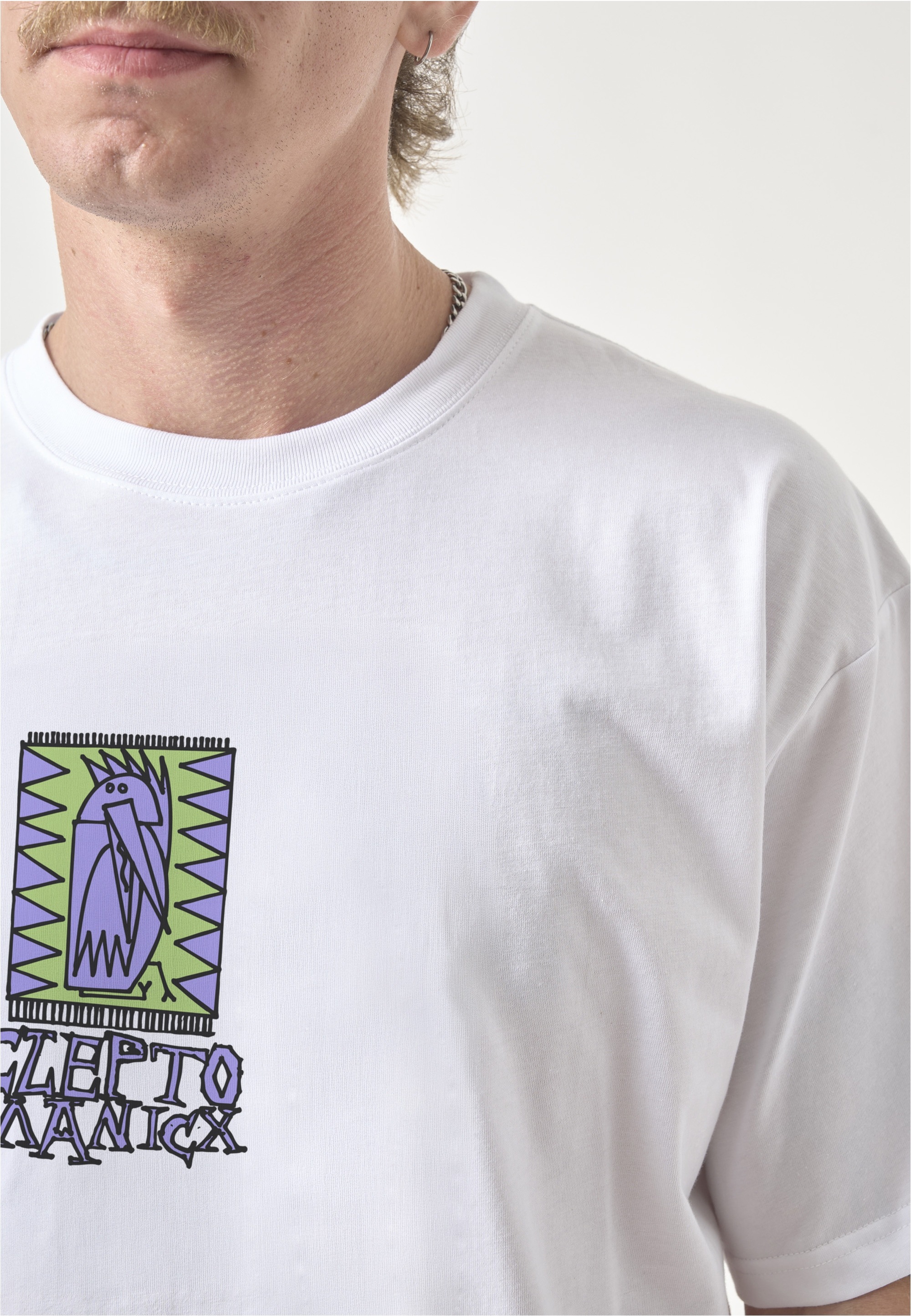 Cleptomanicx T-Shirt »Hello« mit lässigem Frontprint