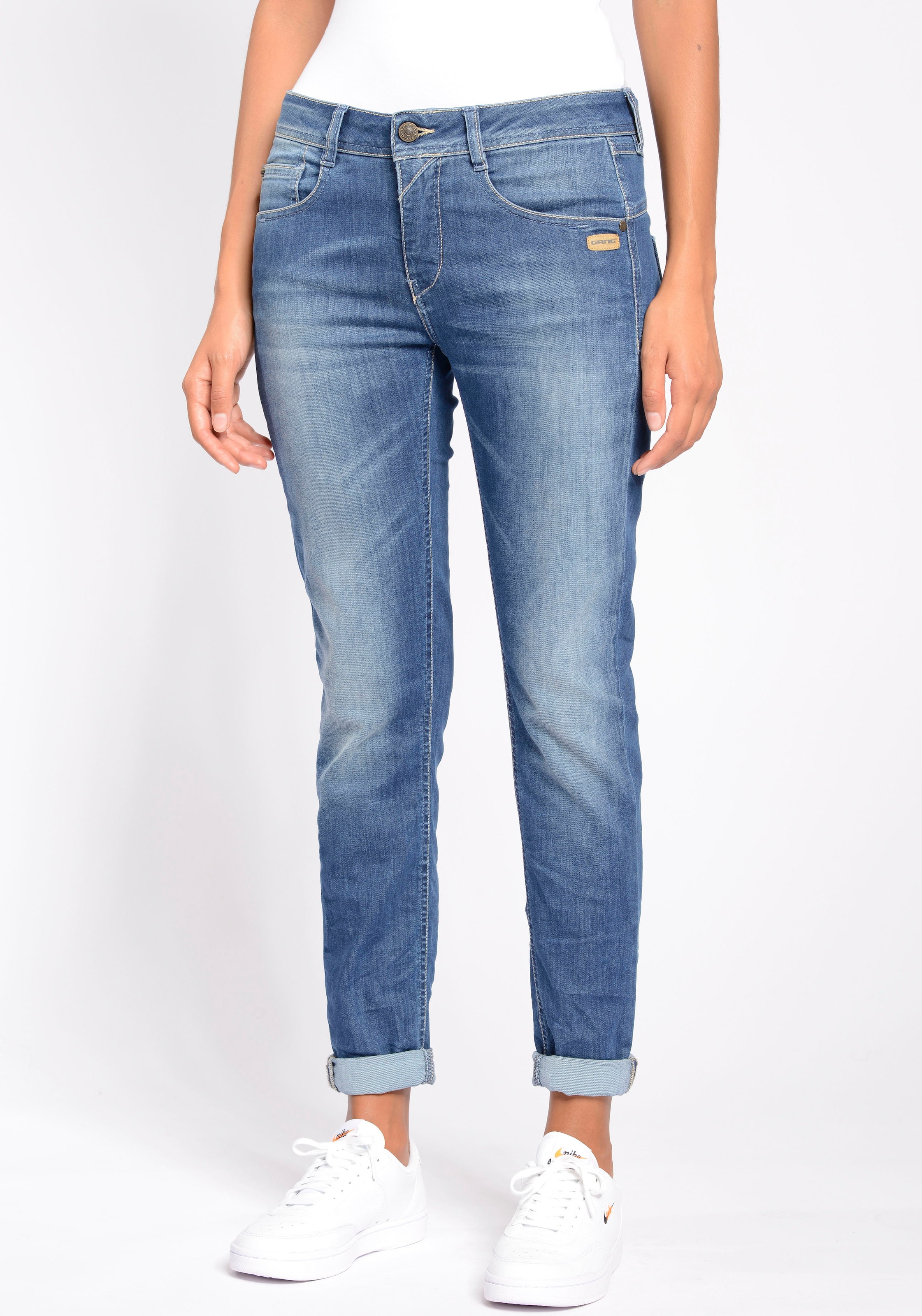 GANG Relax-fit-Jeans »94Amelie Relaxed Fit«, mit Used-Effekten