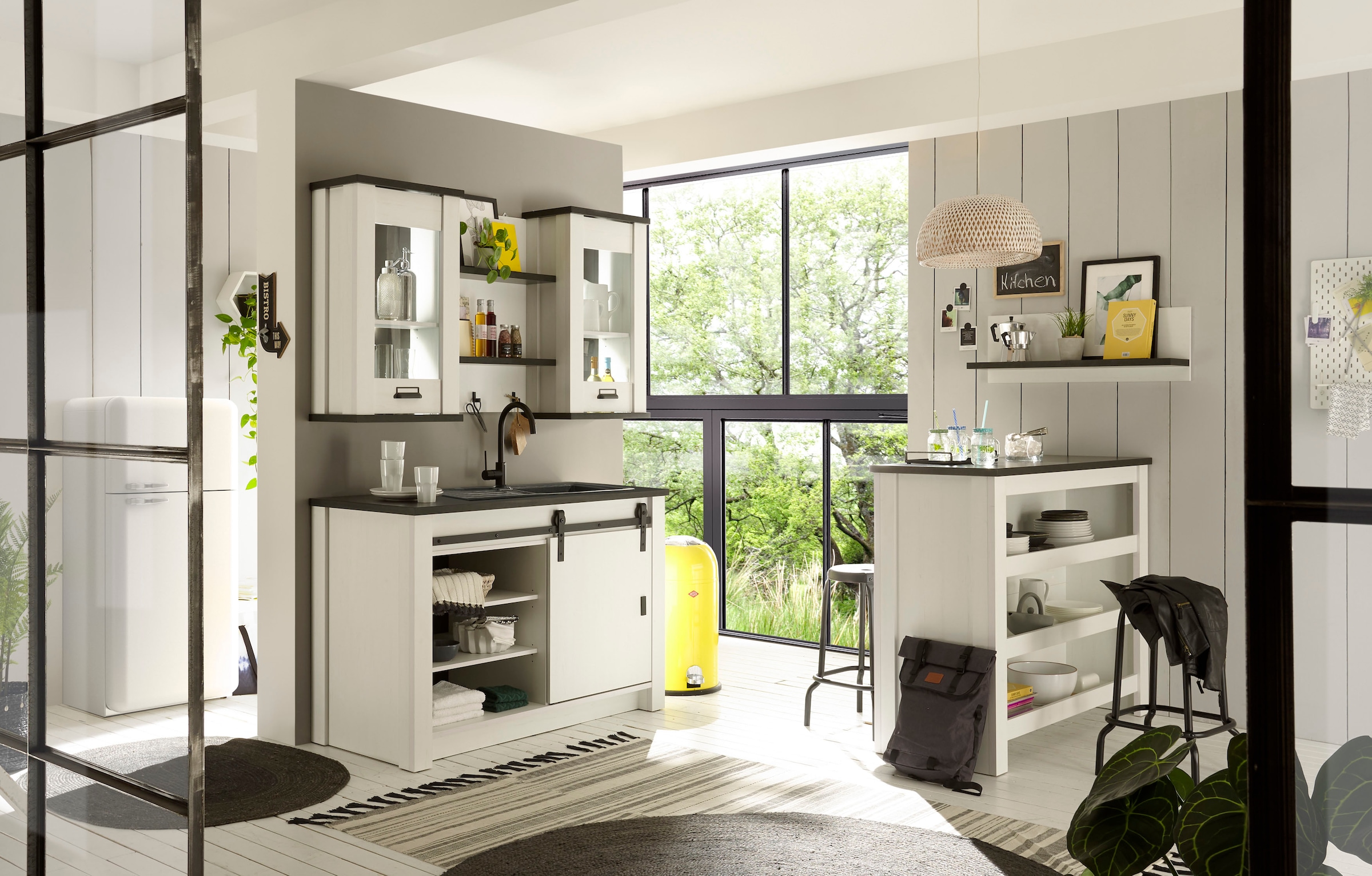 Home affaire Pantryküche »Sherwood«, Breite 160 cm, ohne E-Geräte