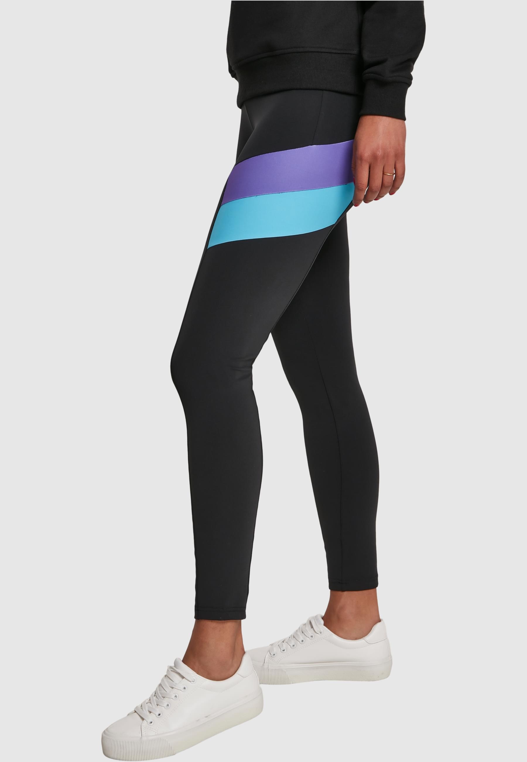 URBAN CLASSICS Leggings »Urban Classics Damen Ladies Color Block Leggings«, (1 tlg.)