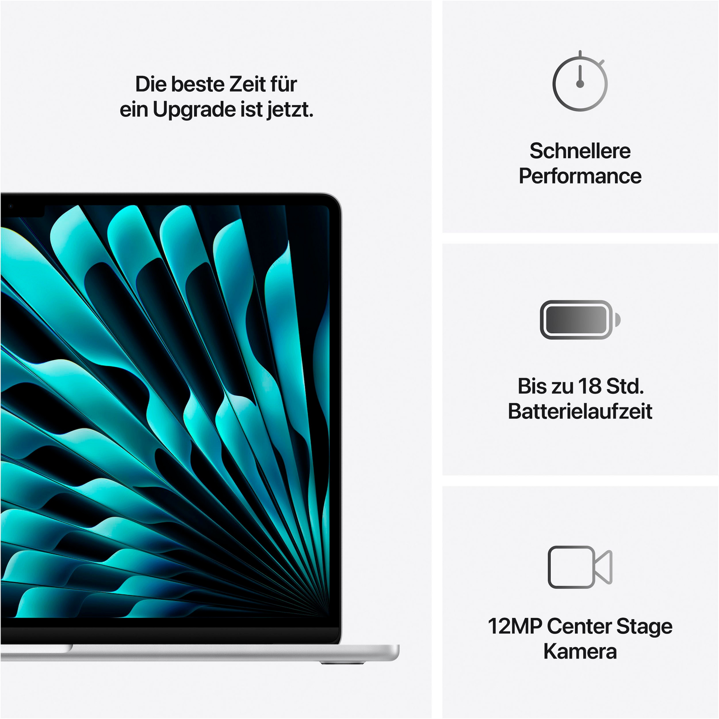 Apple Notebook »MacBook Air 15" CTO«, 38,91 cm, / 15,3 Zoll, Apple, M4, 10-Core GPU, 256 GB SSD