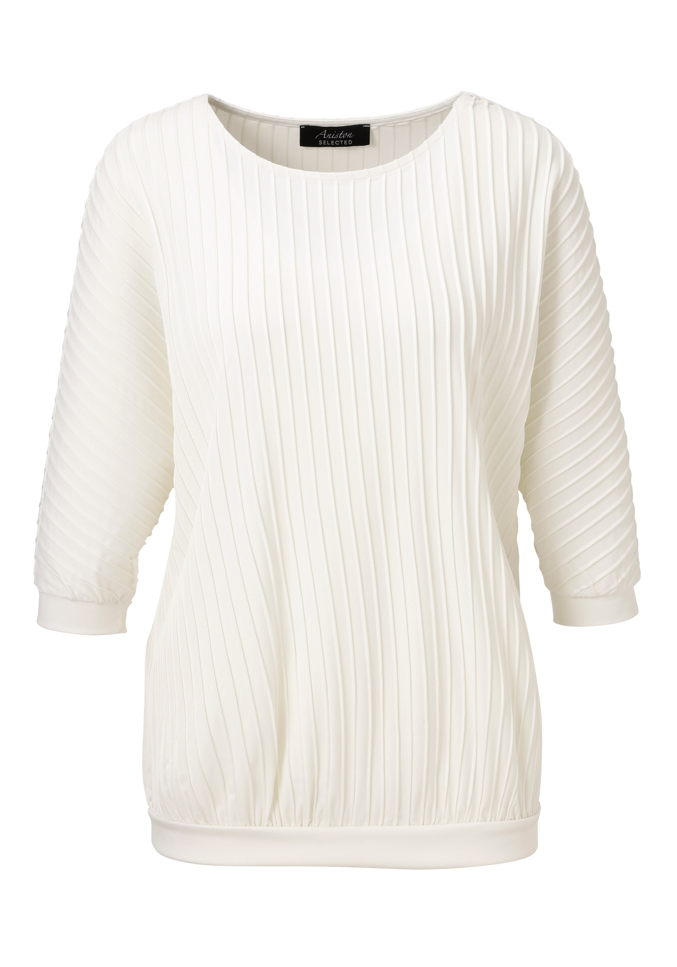 Aniston SELECTED Fledermausshirt, mit moderner Oberflächenstruktur - NEUE KOLLEKTION