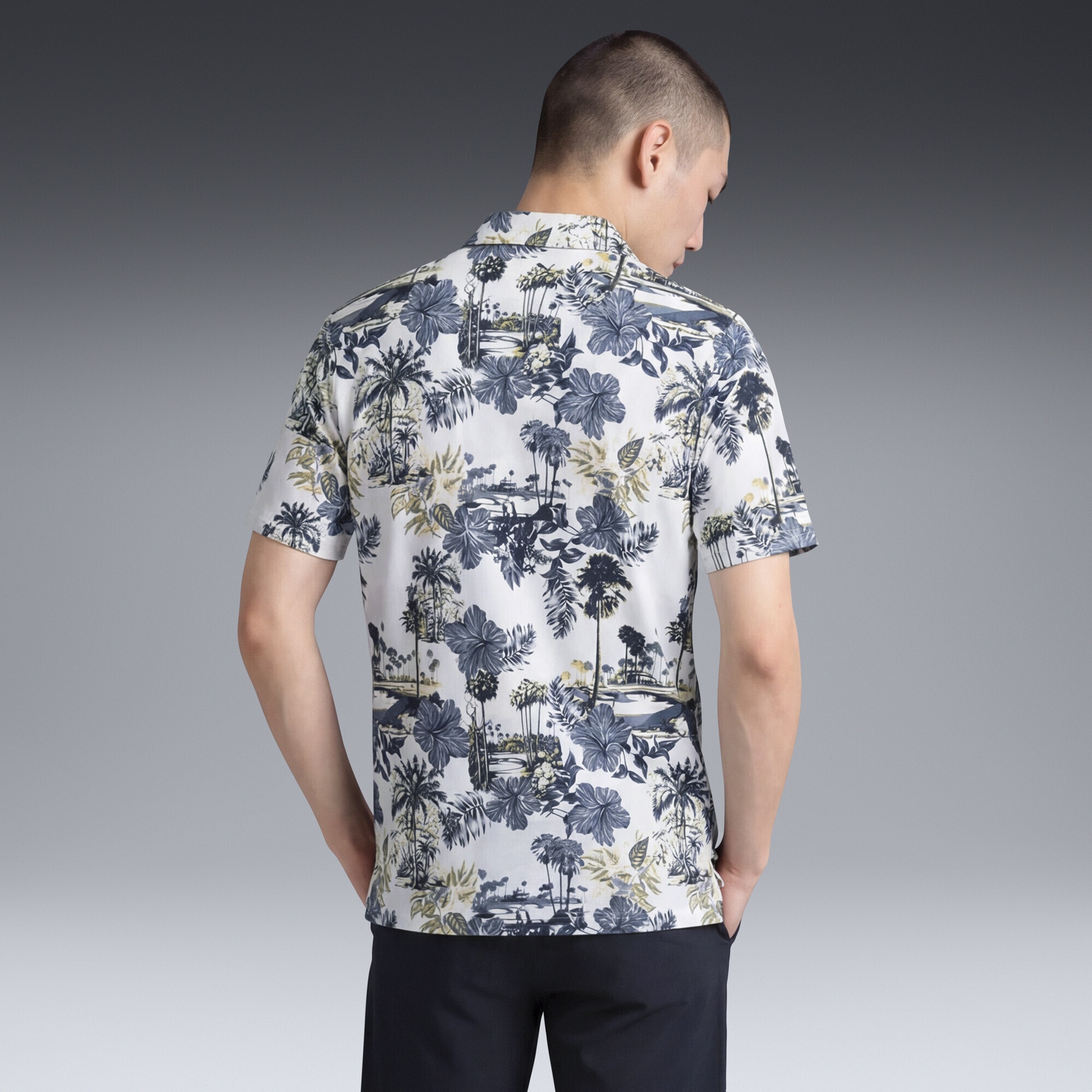 PUMA Poloshirt »CLOUDSPUN Palm Golfpolo Herren«