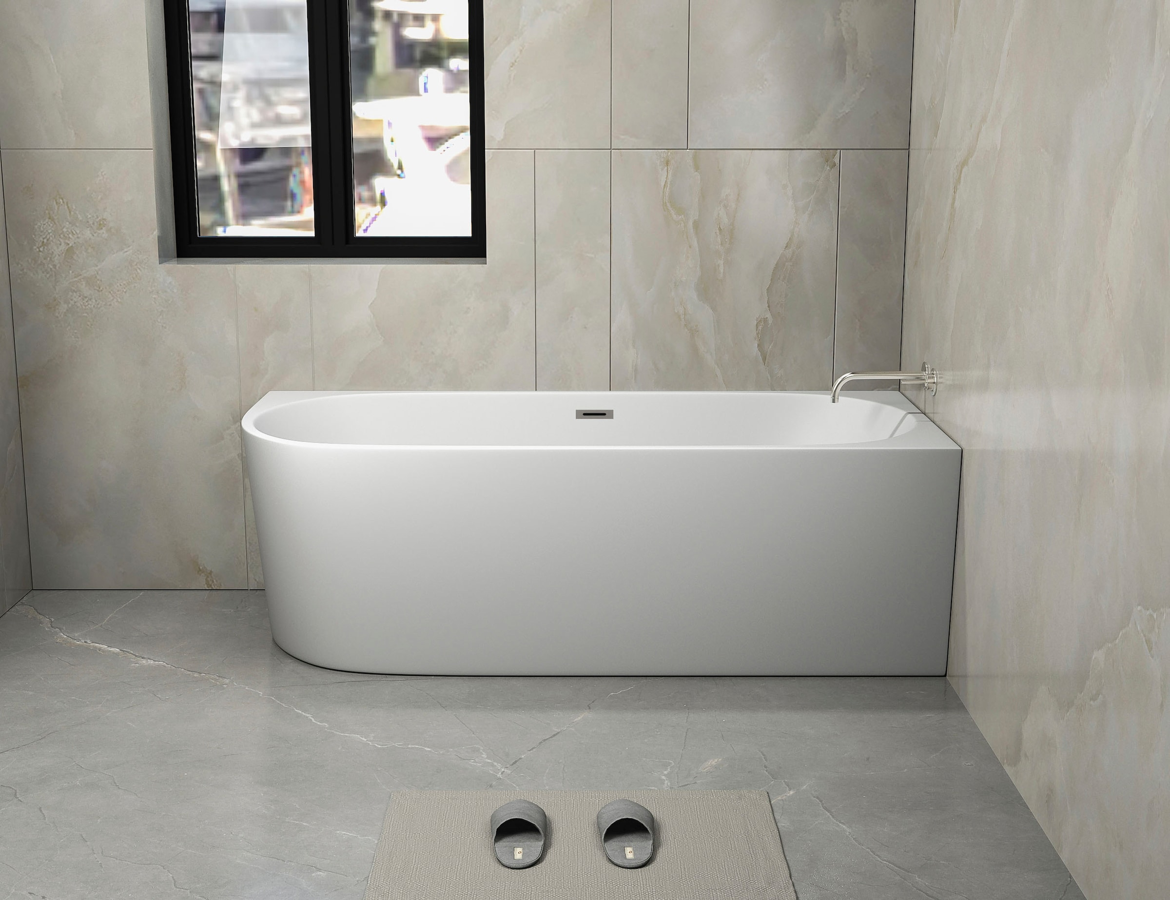 Sanotechnik Badewanne »PORTO«, 170x75x56 cm