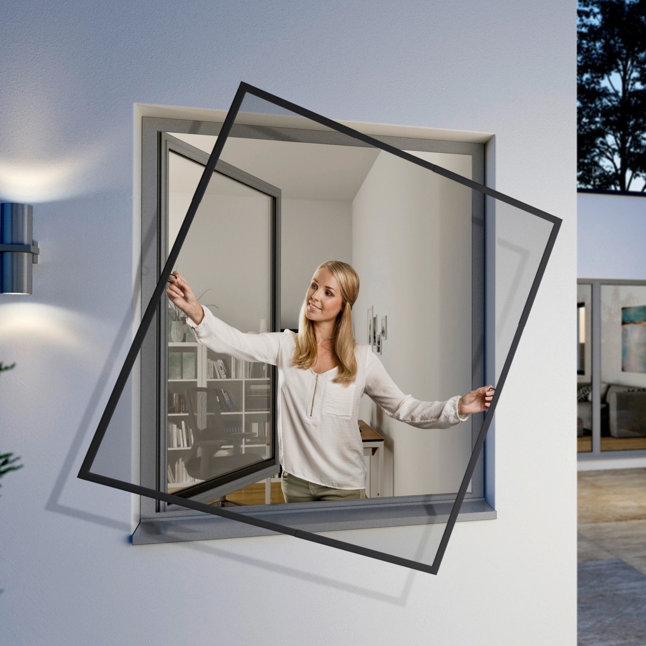 Windhager Insektenschutz-Fensterrahmen »FlexiFit«, BxH: 130x150 cm