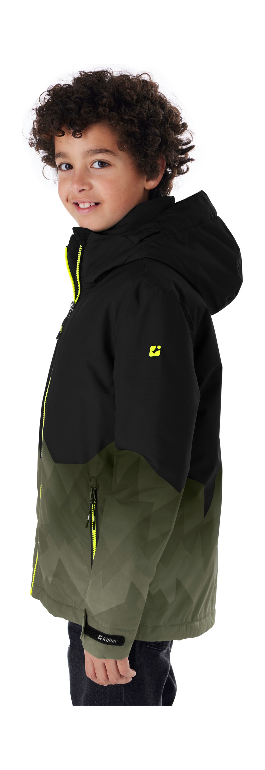 Killtec Skijacke »KSW 383 BYS SKI JCKT«, Wasser- und winddichte Skijacke mit verstellbarer Kapuze