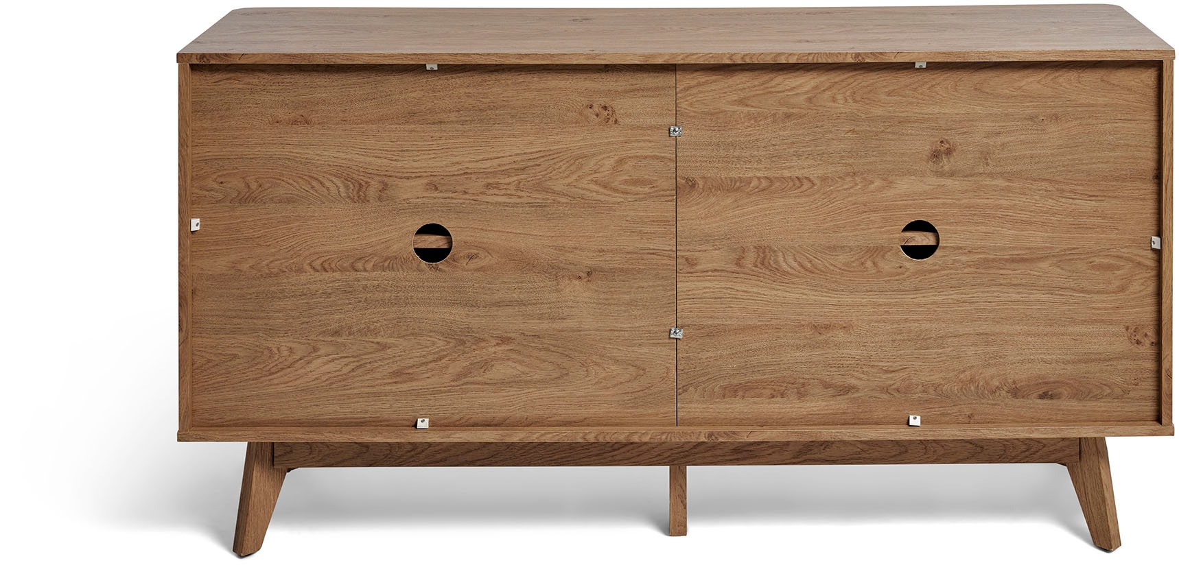 Jahnke Sideboard "WAVE SBS 145", (1 St.), Retro-Stil, mit 2 Schiebetüren, c günstig online kaufen