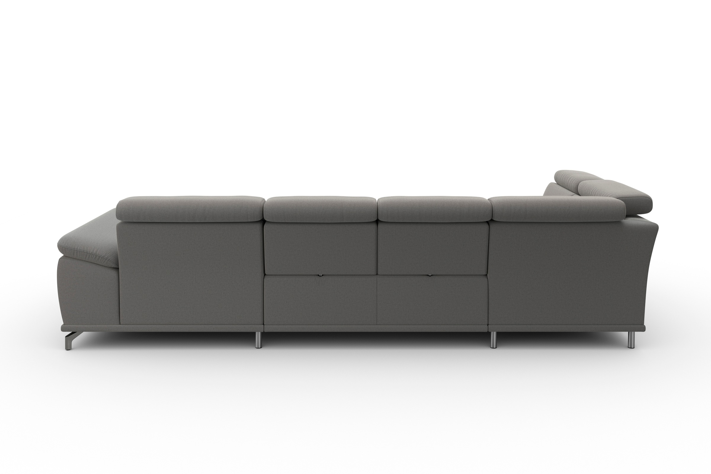 sit&more Wohnlandschaft »Cabrio U-Form, mit Sitztiefenverstellung, Arm- und Kopfteilverstellung«, 3 Nierenkissen, Federkern, optional Bettfunktion und Stauraum