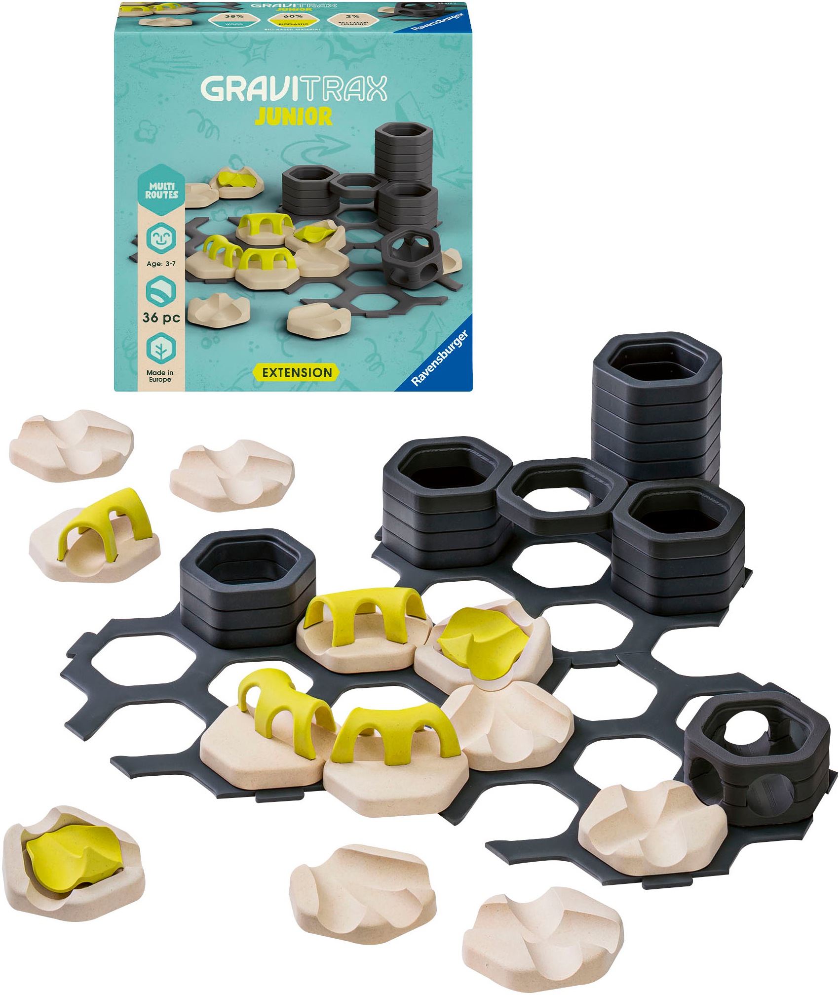 Ravensburger Kugelbahn-Bausatz »GraviTrax Junior, Extension Multi Routes«, Made in Europe