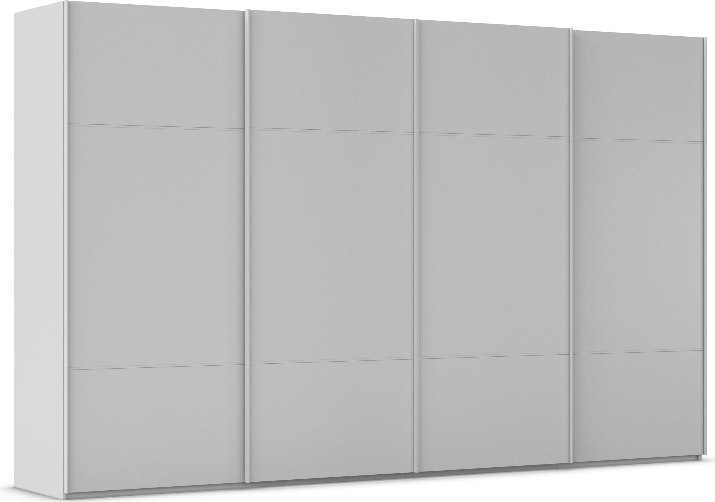 rauch 1100000002199 "Kleiderschrank Schrank Garderobe Schlafzimmerschrank SCALE-TRIO" edle dreigeteilte Front, 2 Zierleisten in Griff-Farbe MADE IN GERMANY