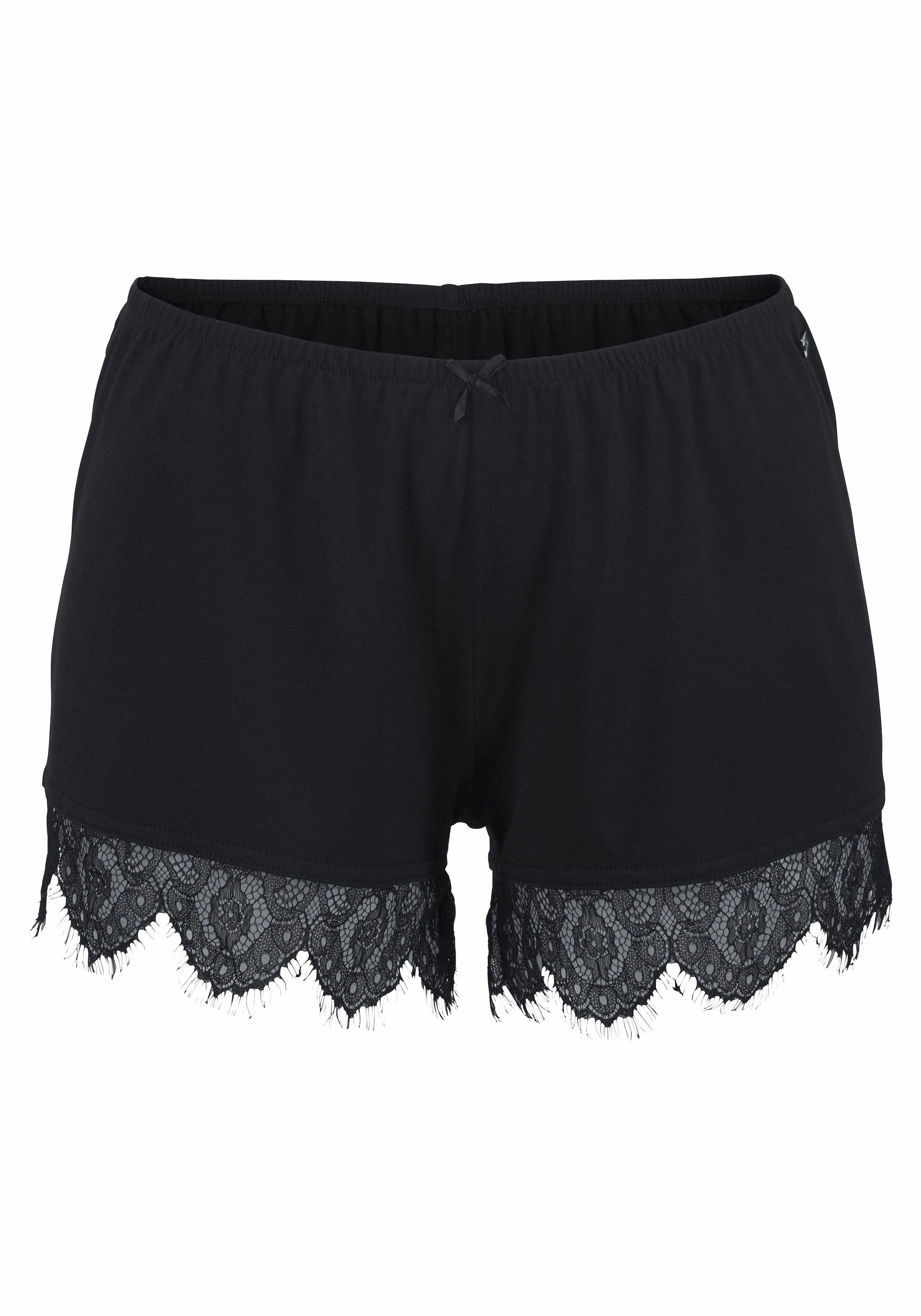 LASCANA Schlafshorts Fall BAUR weichen kaufen mit | online einem