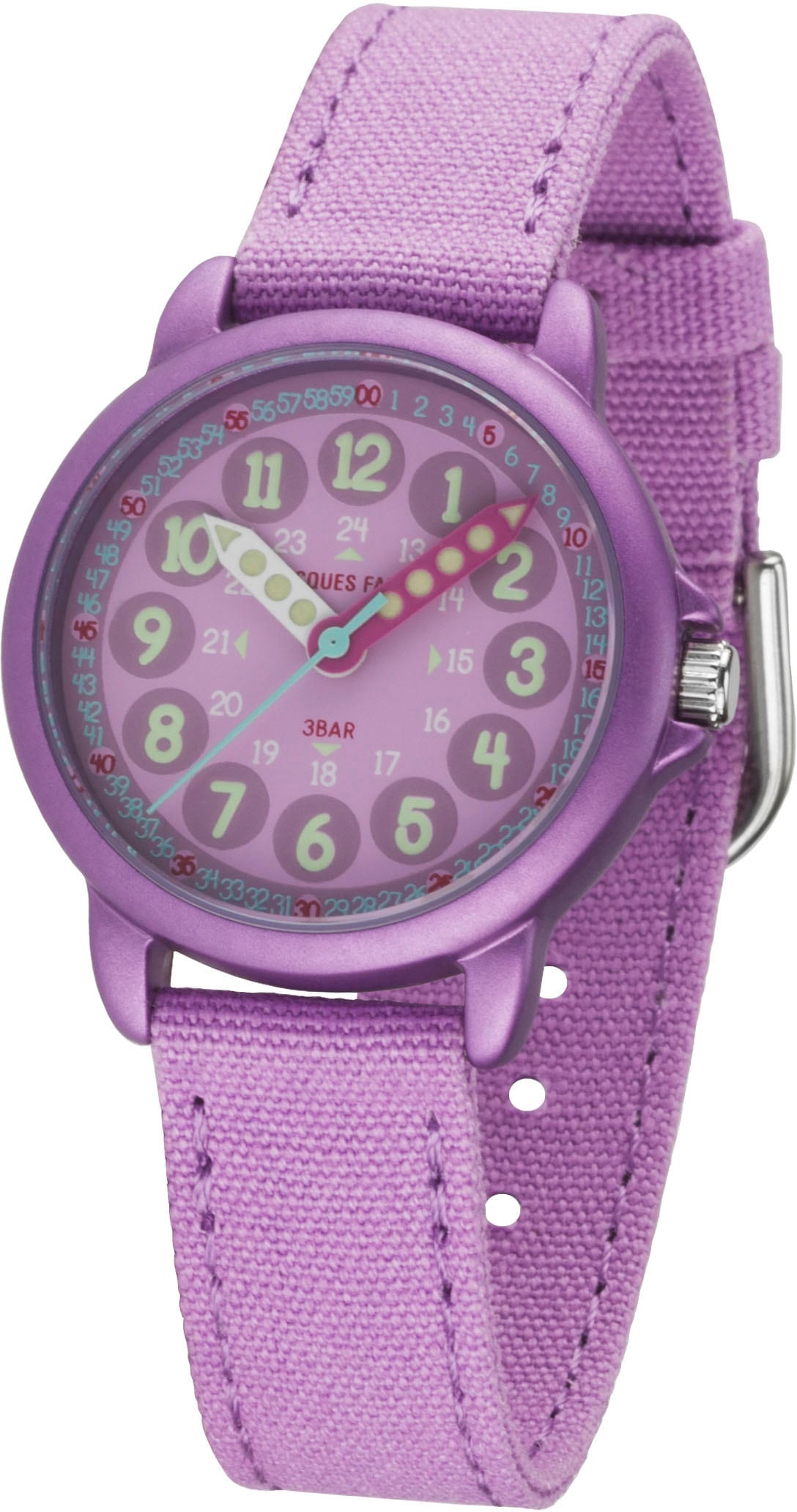 Jacques Farel Quarzuhr »ORGT 1112«, Armbanduhr, Kinderuhr, Mädchenuhr, ideal auch als Geschenk