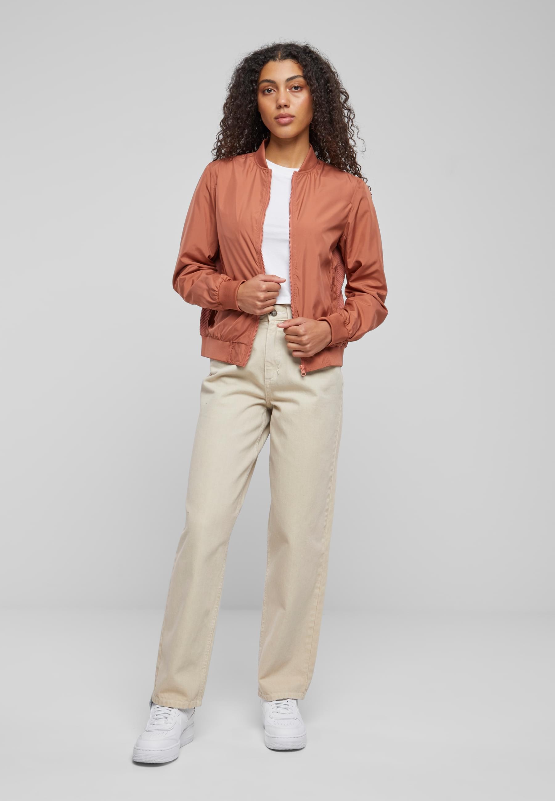 URBAN CLASSICS Allwetterjacke »Urban Classics Damen Ladies Light Bomber Jacket«, (1 St.), ohne Kapuze