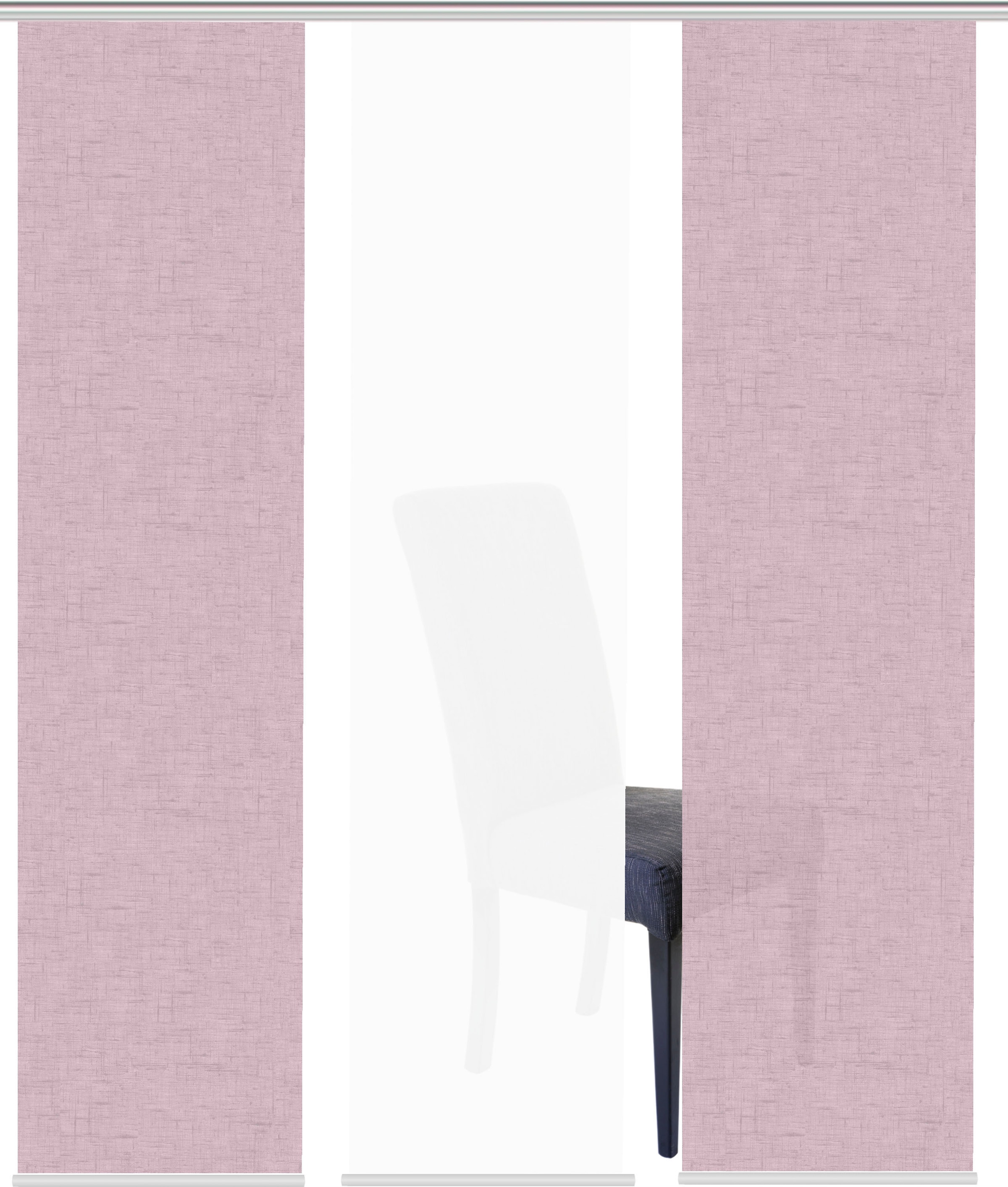 HOME WOHNIDEEN Schiebegardine »PIVE 3er SET«, (3 St.), Schiebevorhang Digidruck 3er Set PIVE