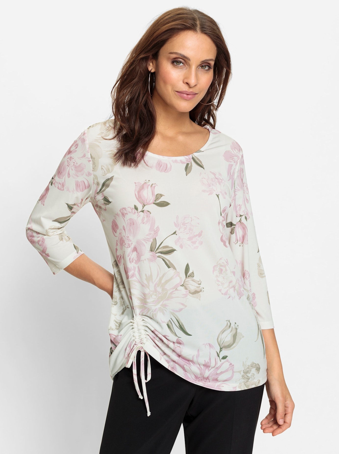 Lady Print-Shirt "3/4-Arm-Shirt" günstig online kaufen