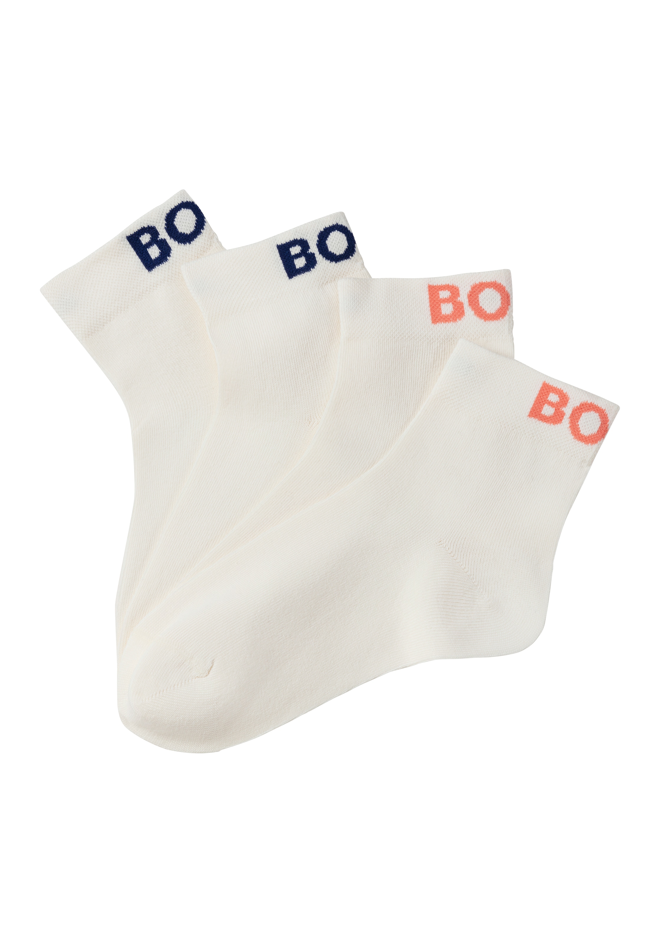 BOSS Freizeitsocken "2P SH Logo CC W", (Packung, 2 Paar, 2er), mit eingestr günstig online kaufen