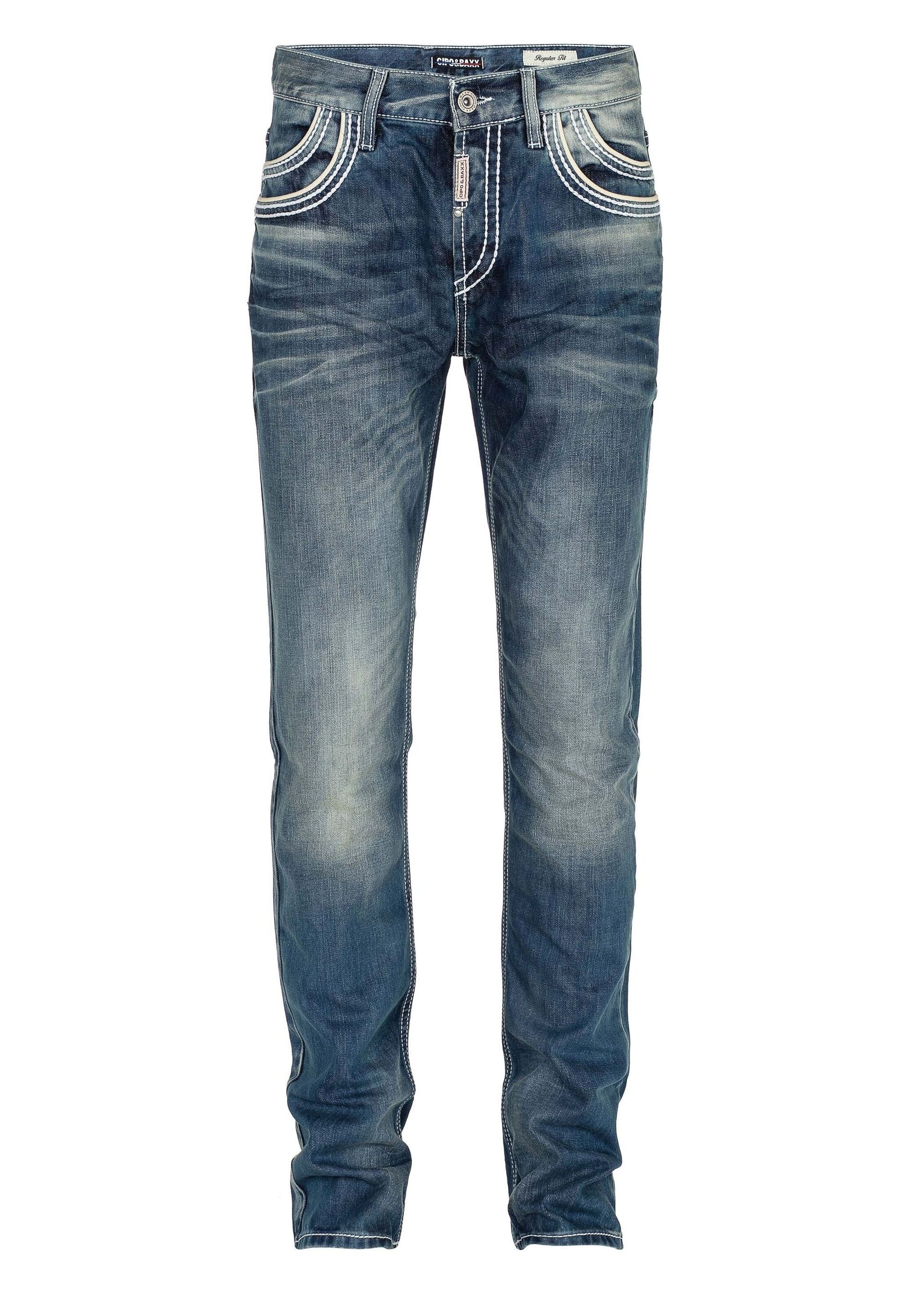 Cipo & Baxx Regular-fit-Jeans "Jeans" in Regular Fit, CD-184 günstig online kaufen