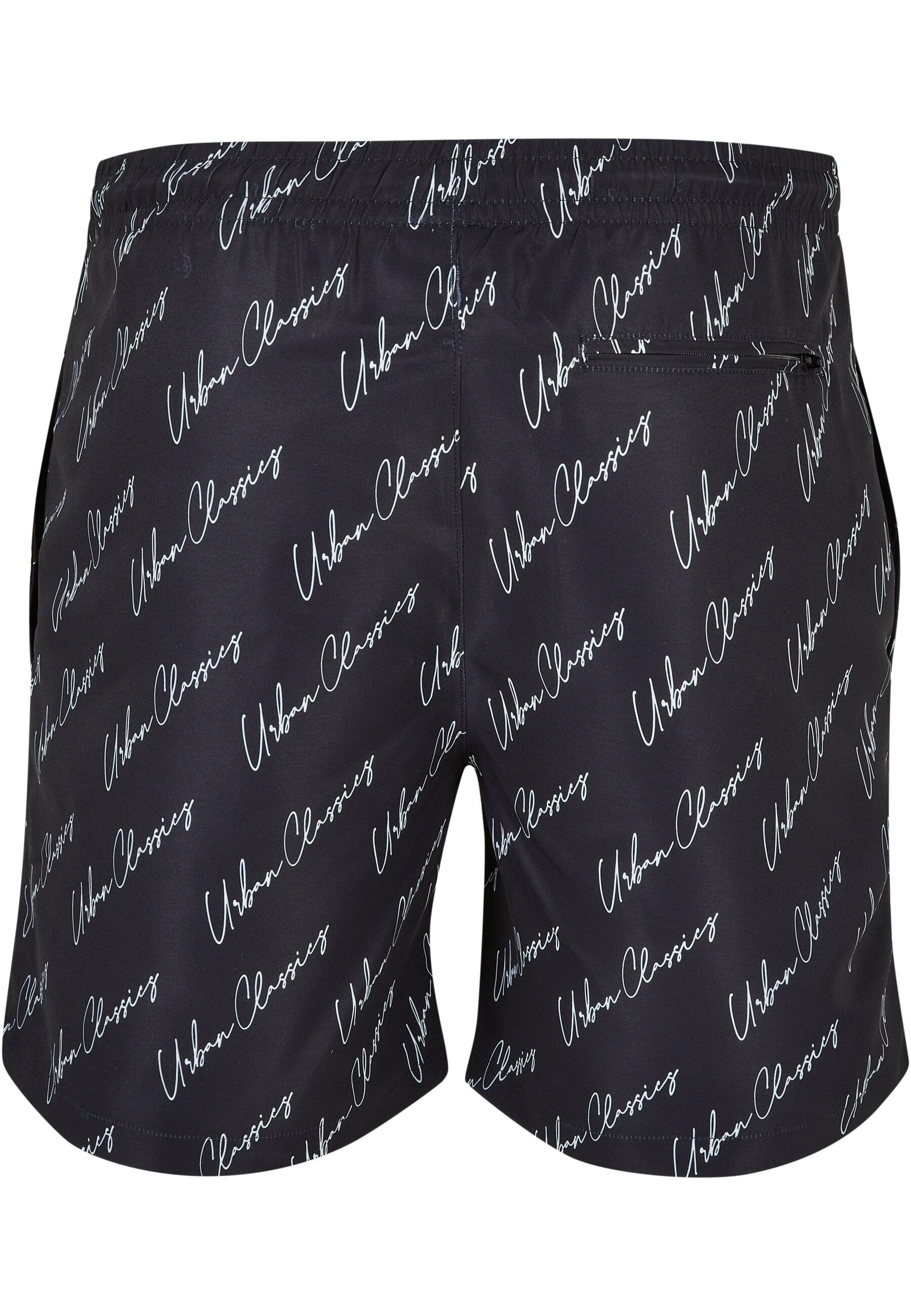 URBAN CLASSICS Badeshorts »Urban Classics Herren Pattern Swim Shorts«
