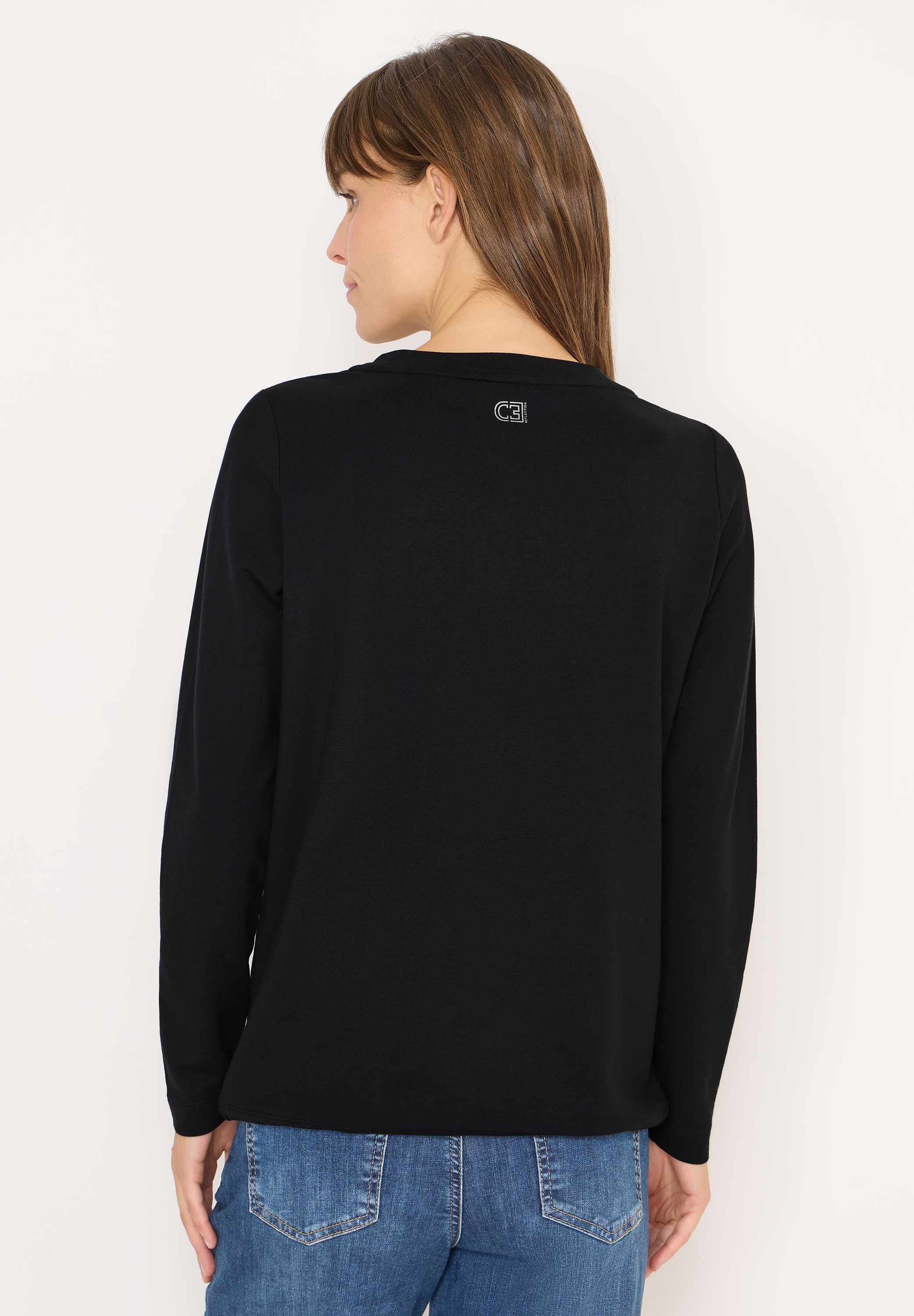 Cecil Langarmshirt im soften Baumwoll-Mix