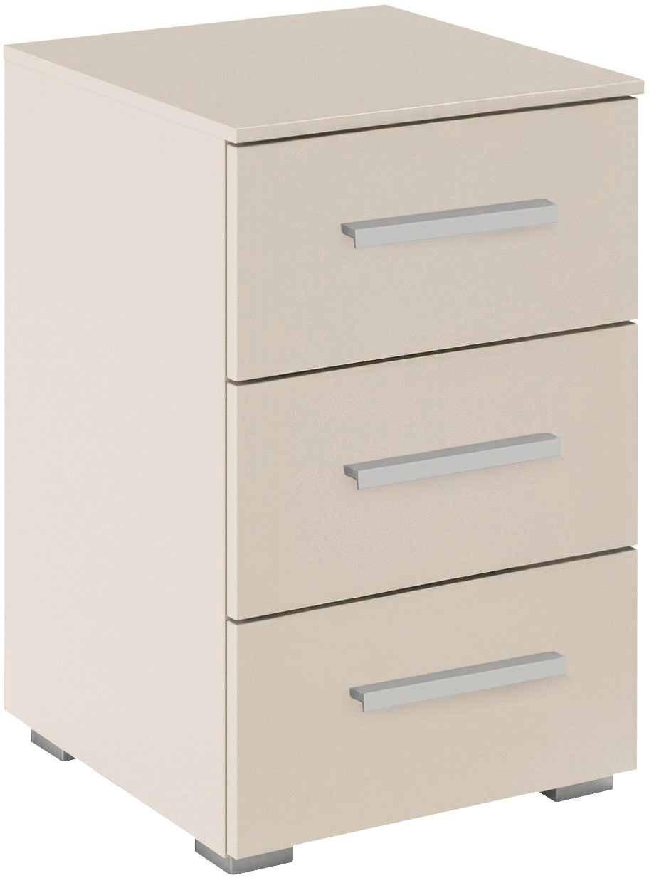 OTTO home Nachtkommode "Nachttisch Nachtschrank Schubladen Sideboard Schubladenkommode KOLUNA" Breite 40 cm mit moderner Dekorfront, mit 3 geräumigen Schubladen für viel Stauraum MADE IN GERMANY