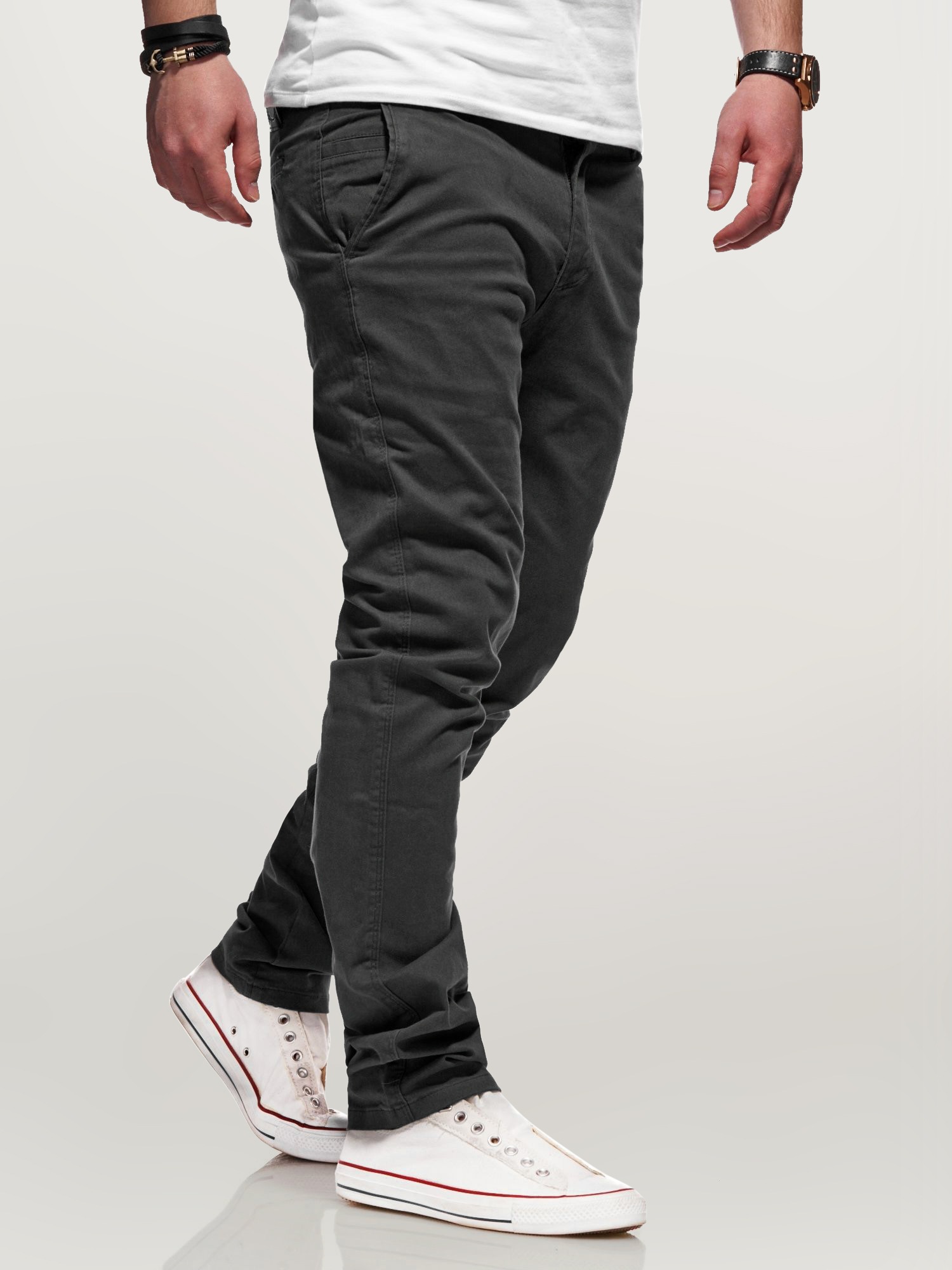 behype Chinohose »Heritage«, im Slim -Fit-Schnitt