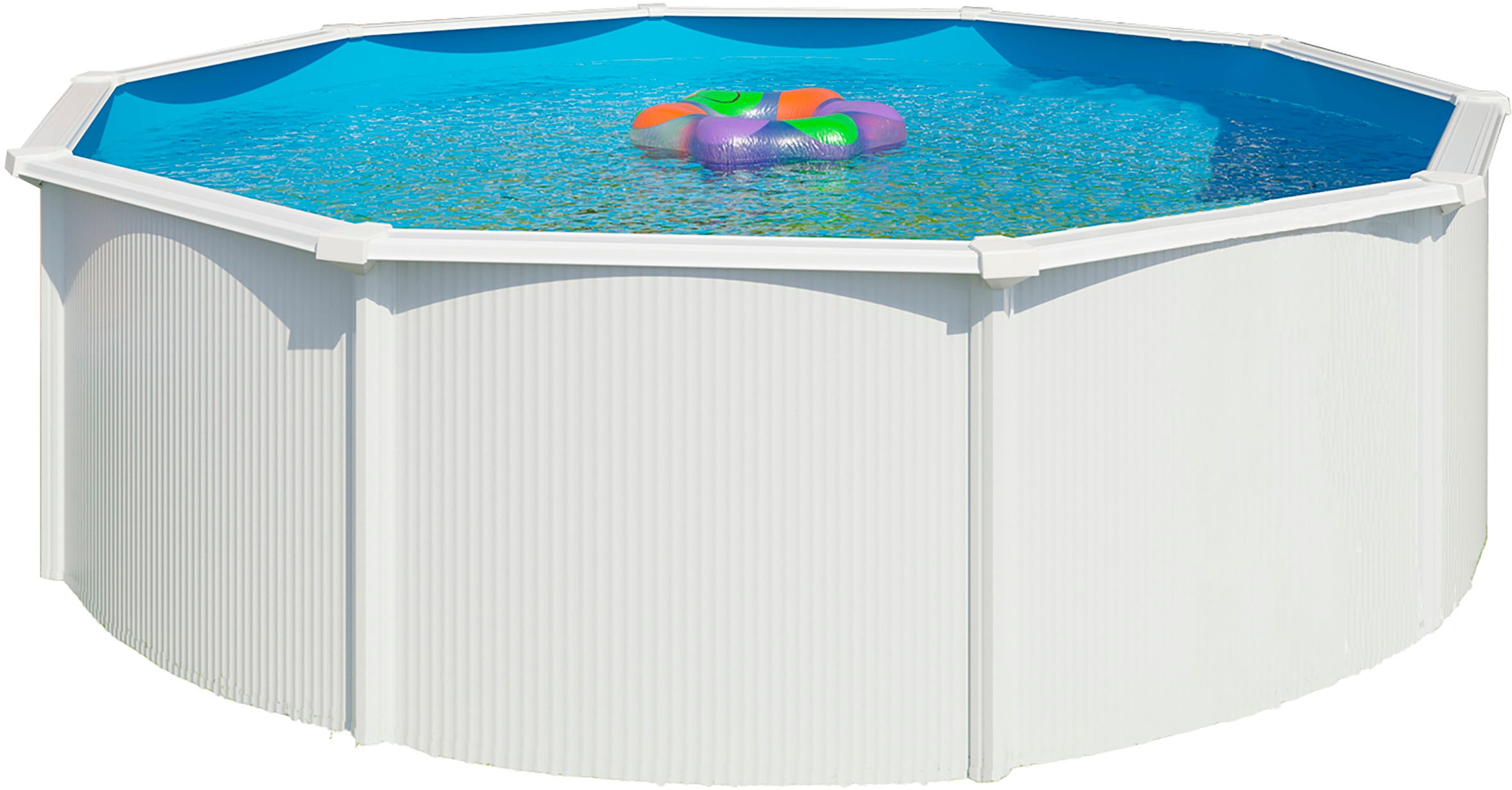 KWAD Rundpool "Green line Evolution" 4,6x1,32 weiß Folie in blau, sand oder günstig online kaufen