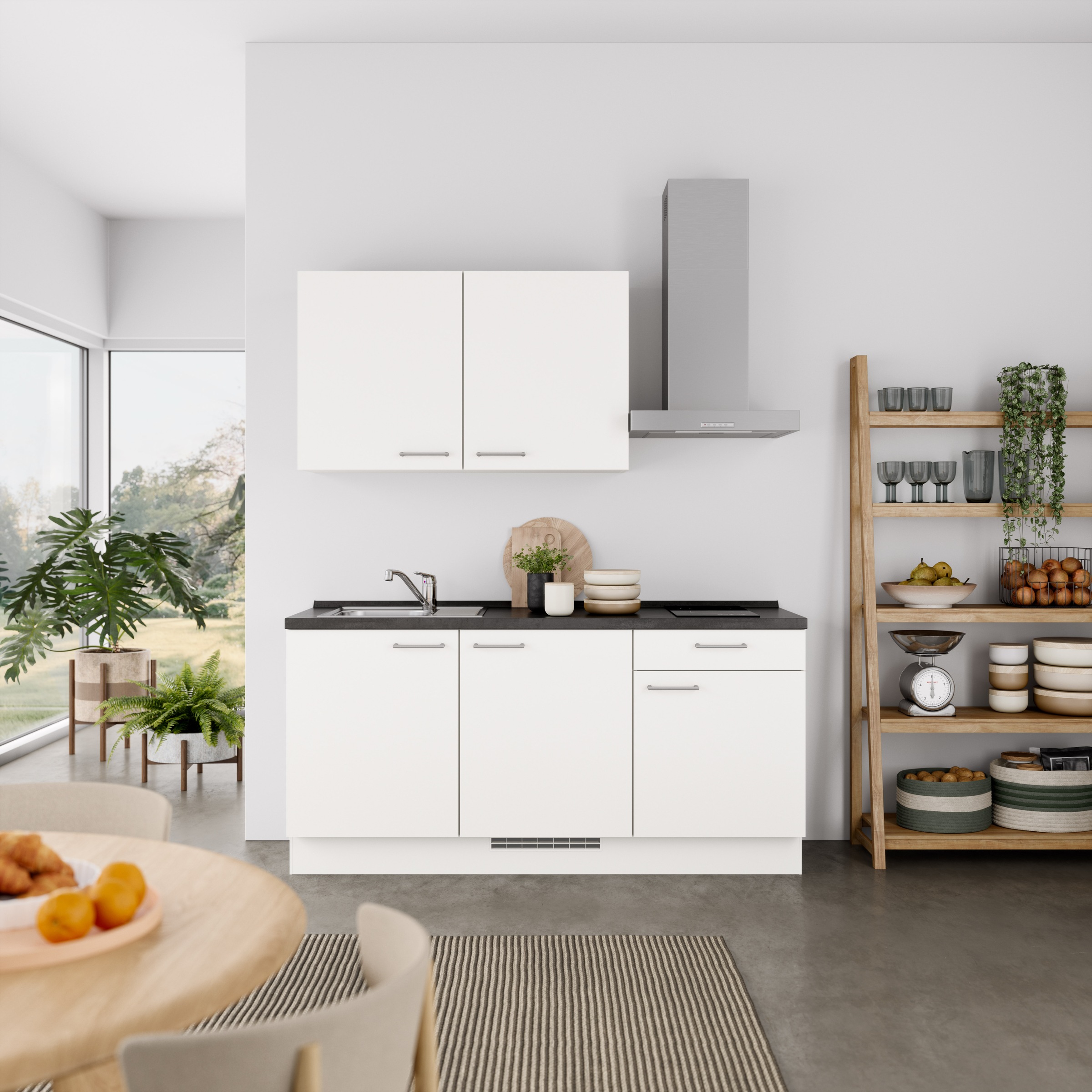 nobilia Küchenzeile ""Laser I",Ausrichtung wählbar, Breite 180 cm" vormonti günstig online kaufen