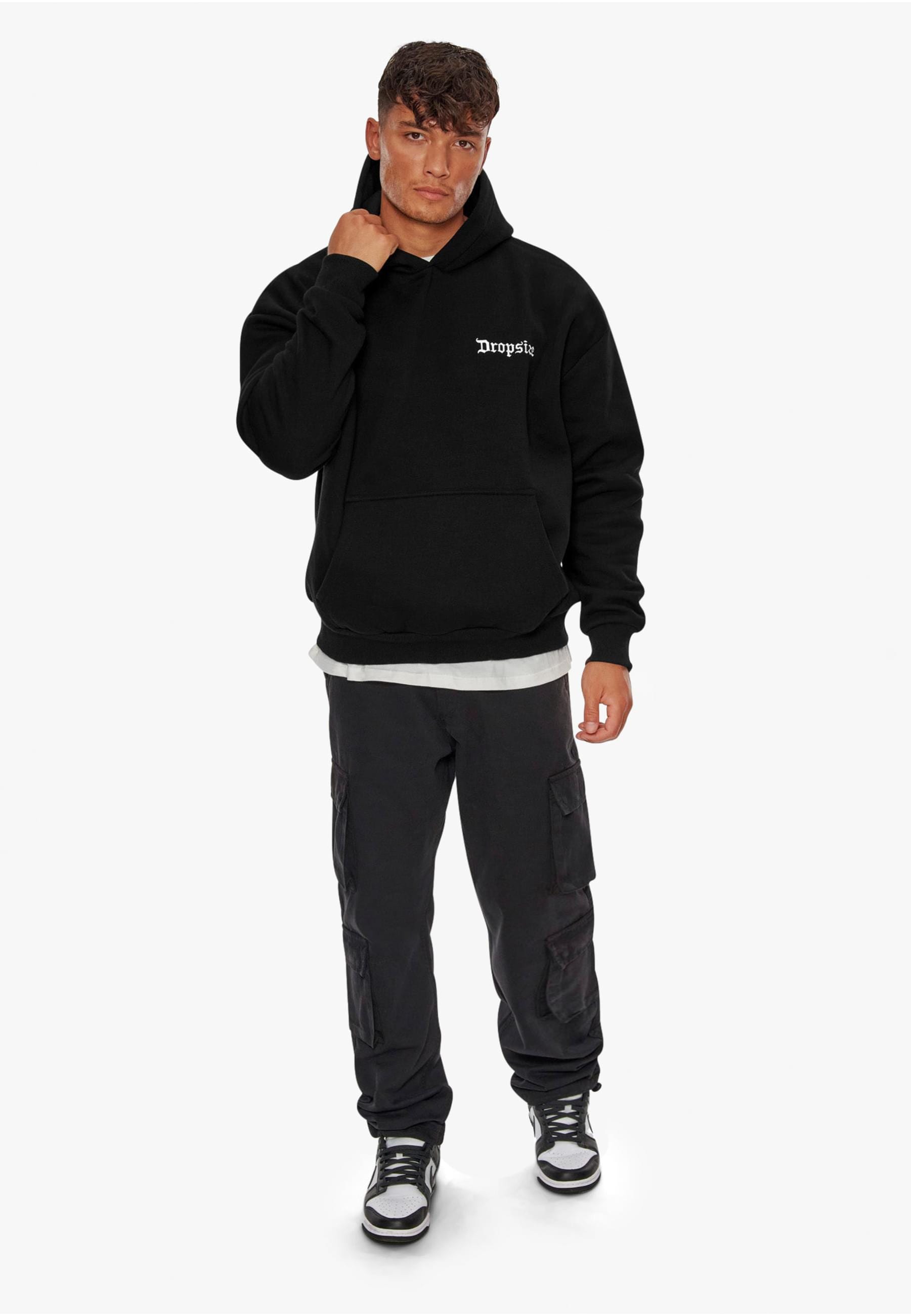 Dropsize Kapuzensweatshirt »Dropsize Herren Heavy Backlogo Hoodie«, (1 tlg.)