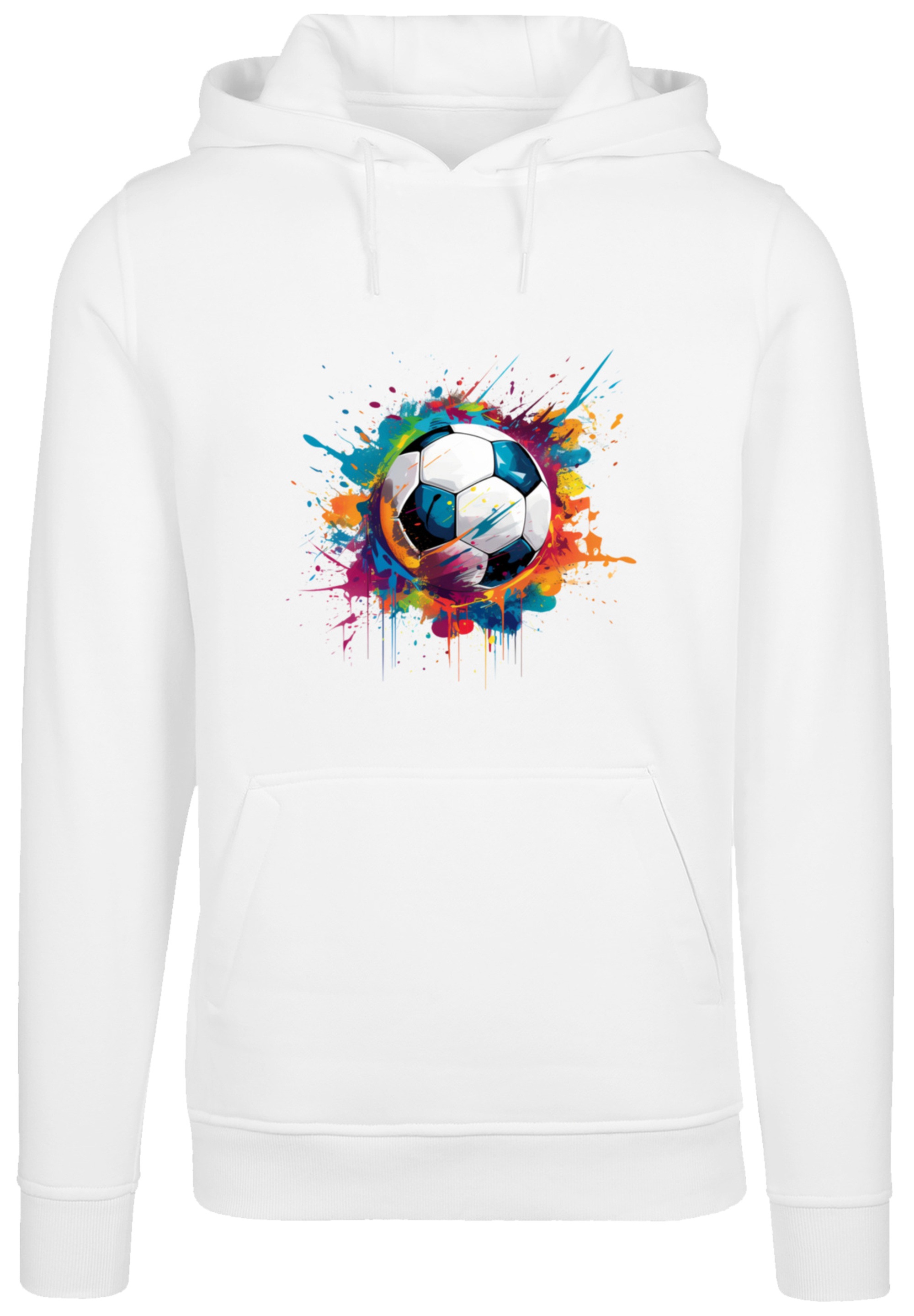 F4NT4STIC Kapuzenpullover »Bunte Fußball Grafik«, Premium Qualität
