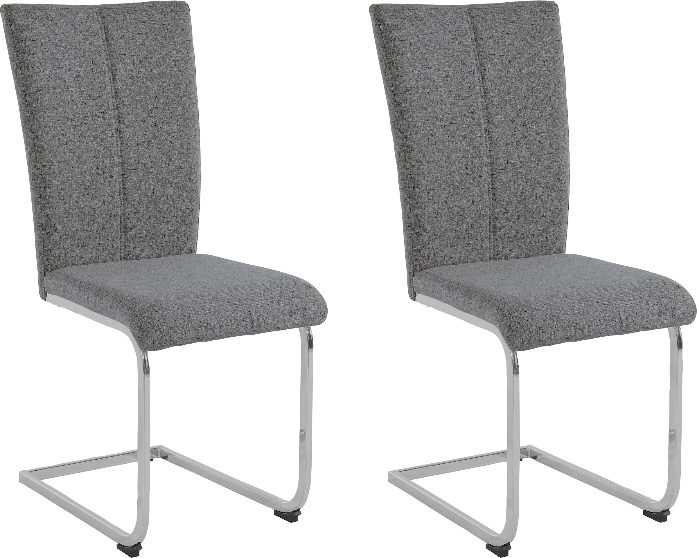 Home affaire Freischwinger "Alex" (Set) 2 Stk. Webstoff Stuhl belastbar bis günstig online kaufen