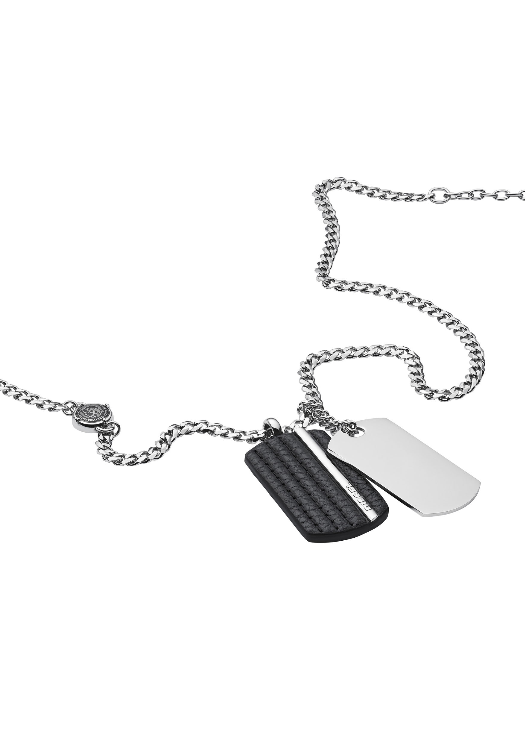 Kette mit Anhänger »Schmuck Edelstahl Halsschmuck Panzerkette DOG TAG«