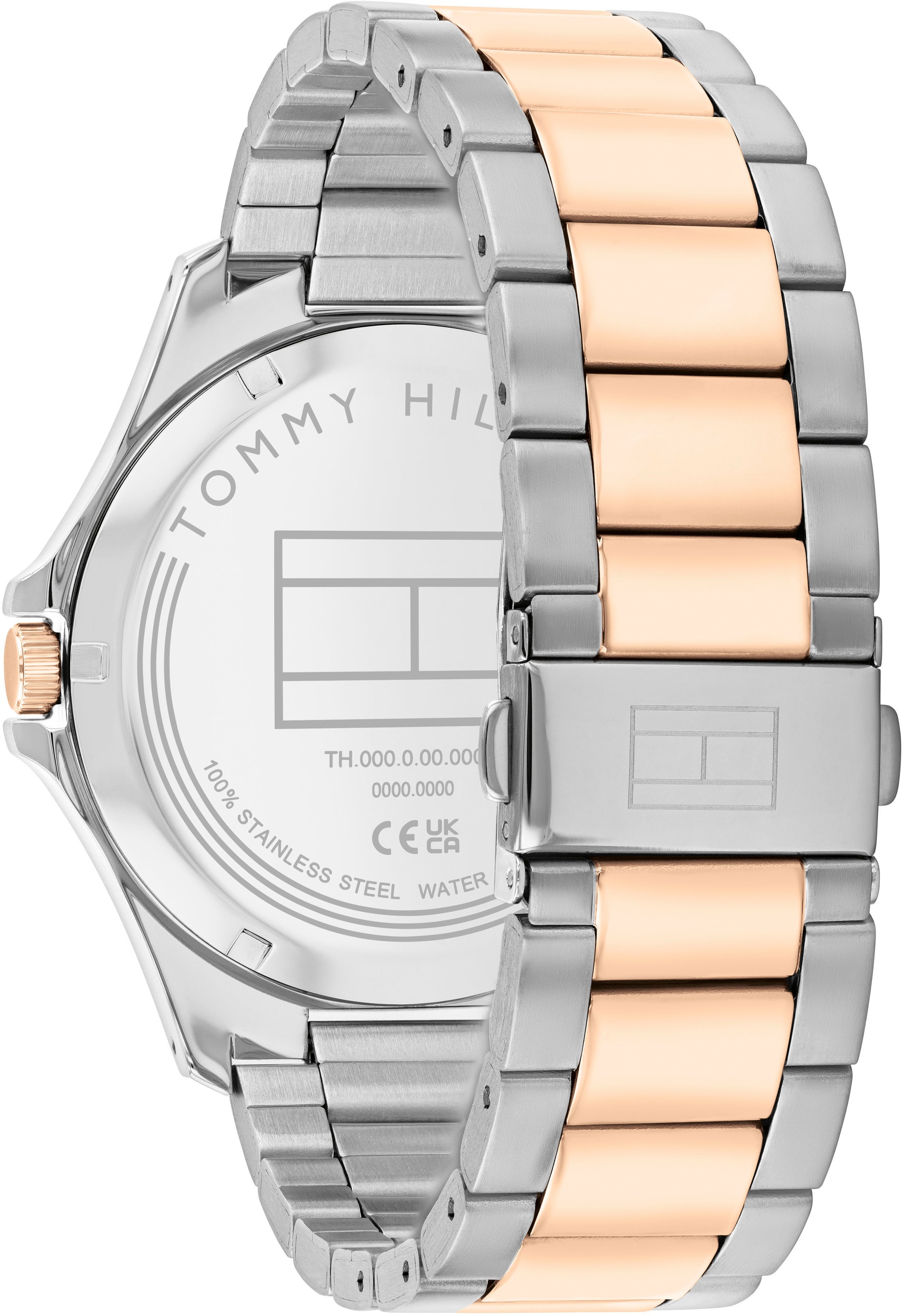 Tommy Hilfiger Quarzuhr »BRUCE«, Armbanduhr, Herrenuhr, Edelstahlarmband, analog