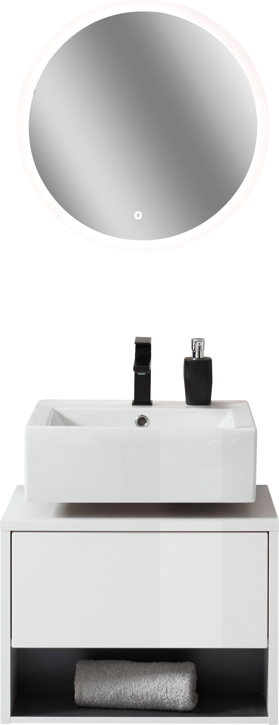 PLACES OF STYLE Badmöbel-Set "Studio Line, Bad im modernen Design, 2-teilig günstig online kaufen