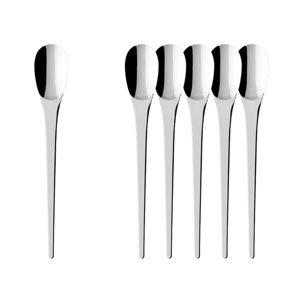 Villeroy & Boch Esslöffel "Tafellöffel NewMoon 218 mm 6er Set silber" Spülmaschinenfest